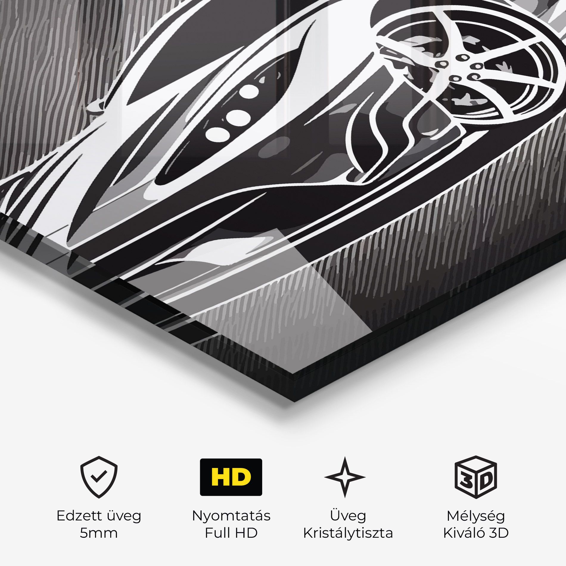 White Sport Car mockup 3