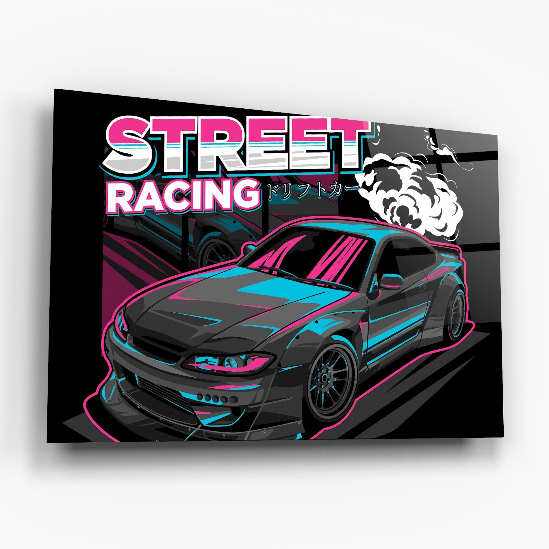 Drift Grey Car mockup 6