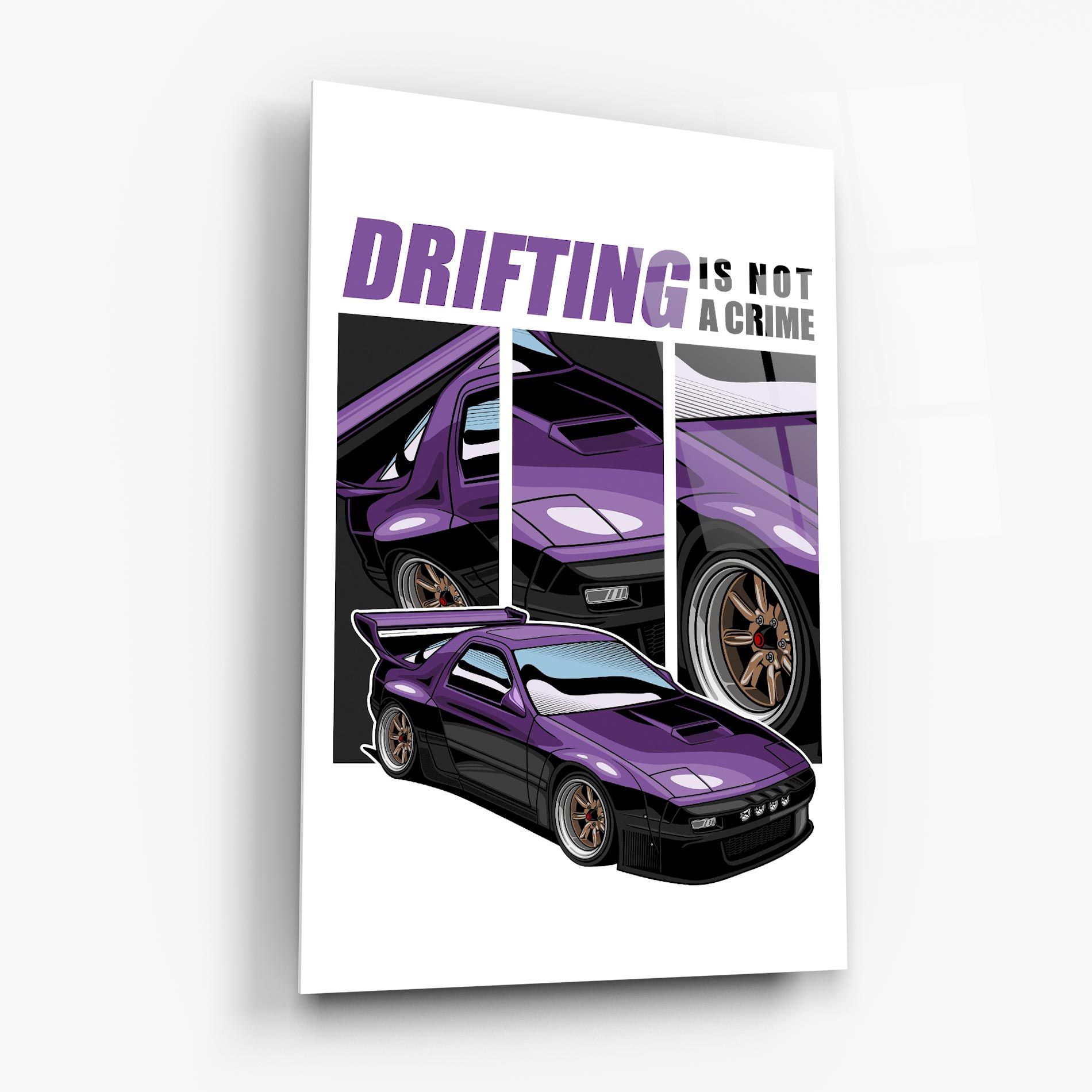 Drift Purple Car mockup 6