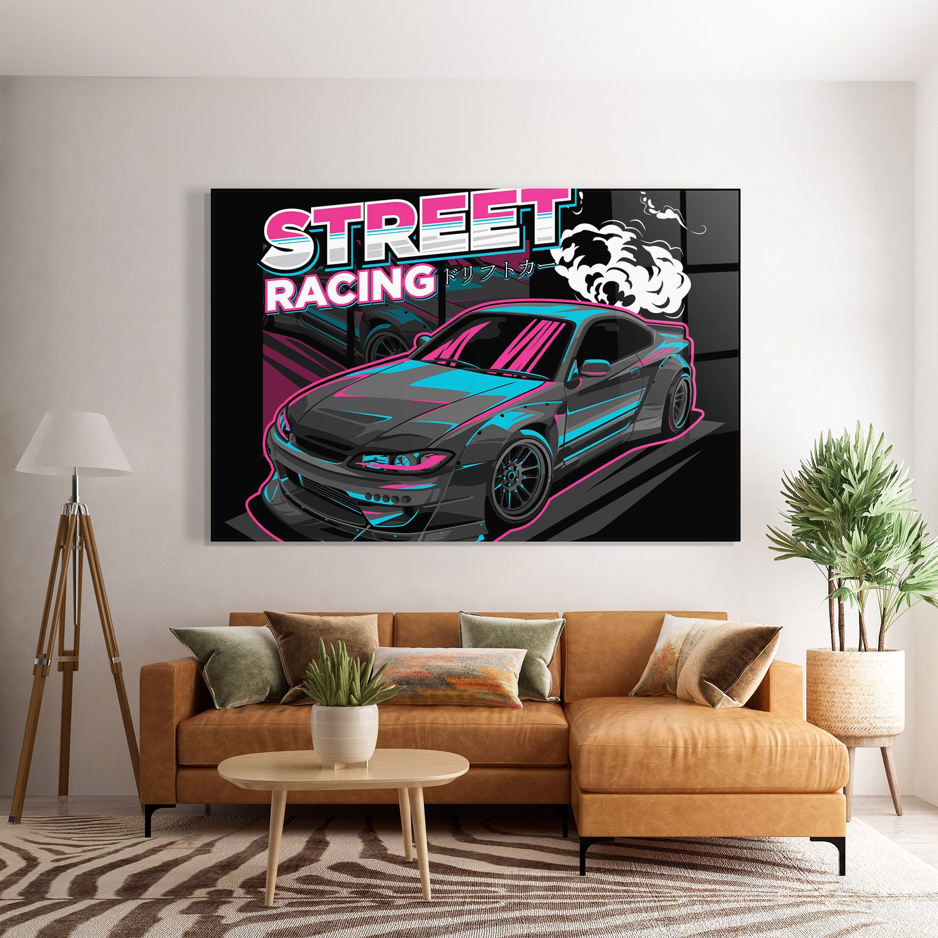 Drift Grey Car mockup 7