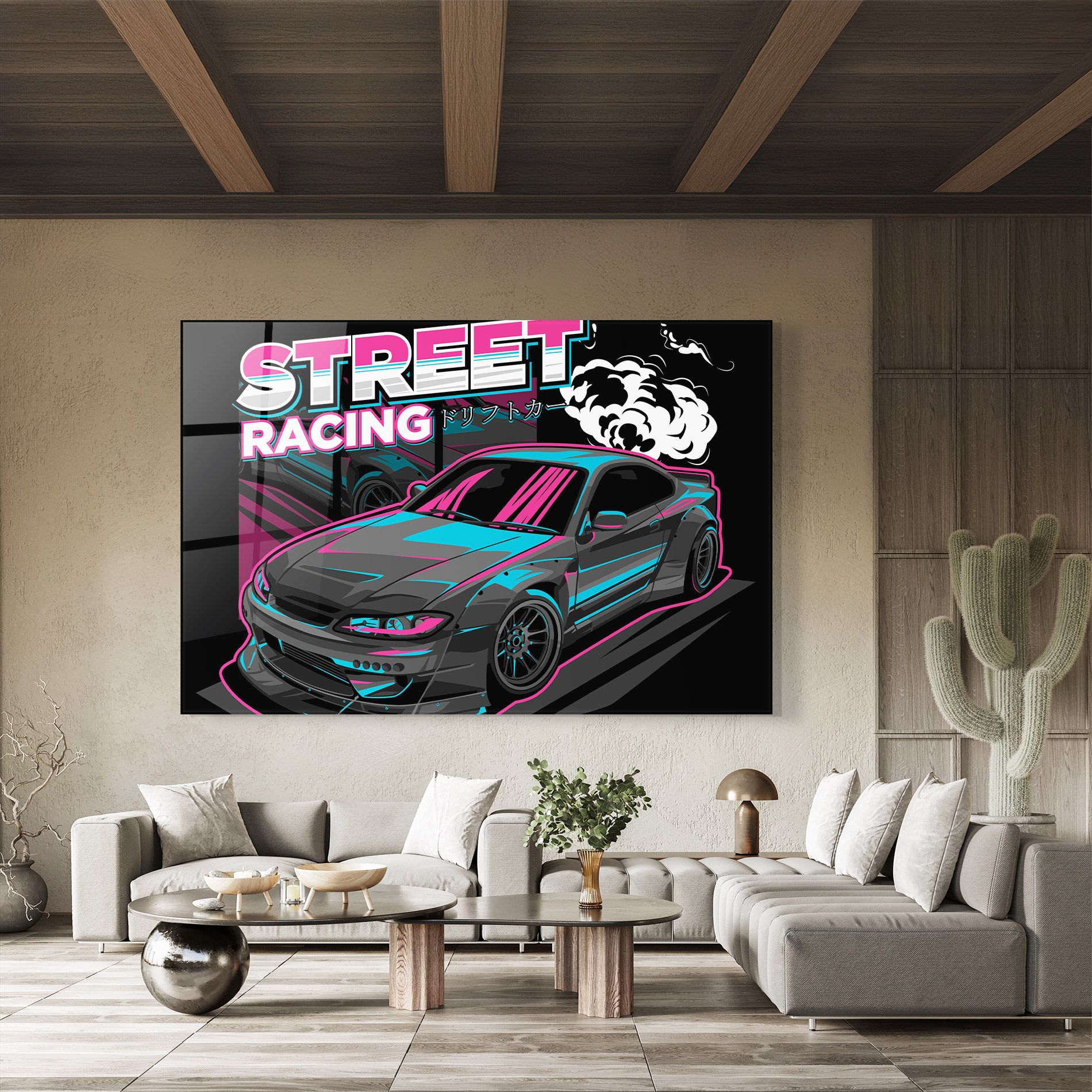 Drift Grey Car mockup 8