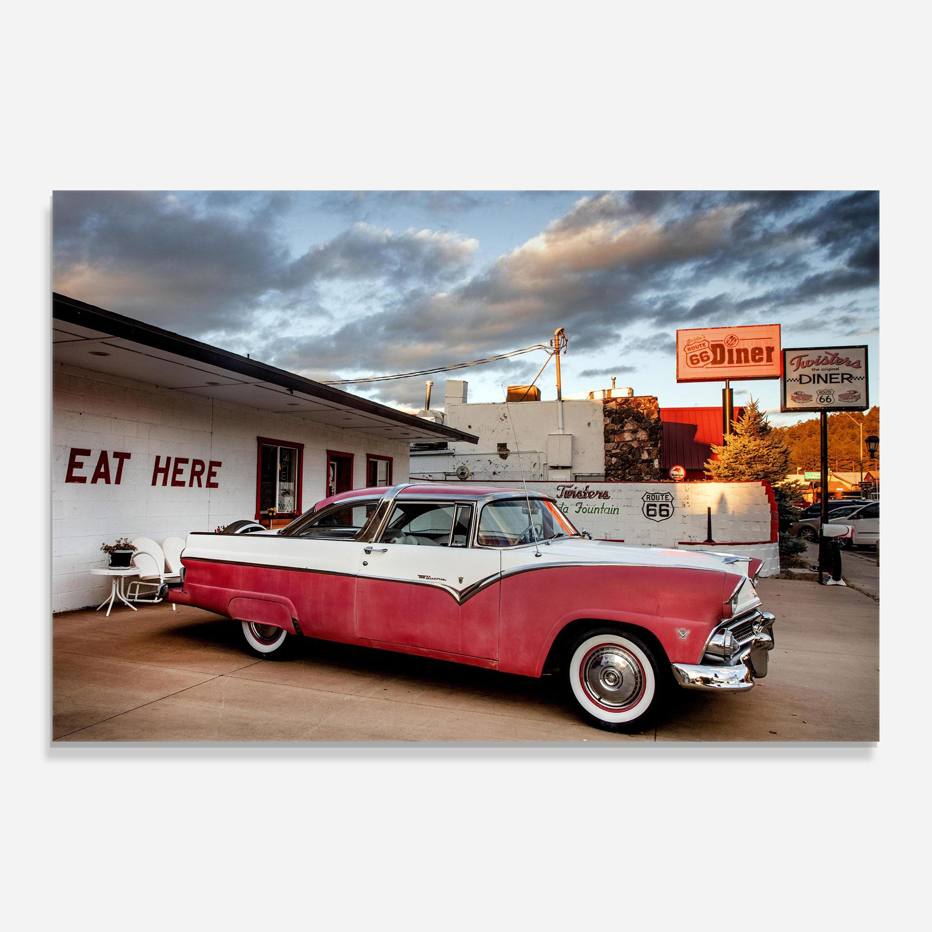 Üvegkép Cloud Old Car mockup 0