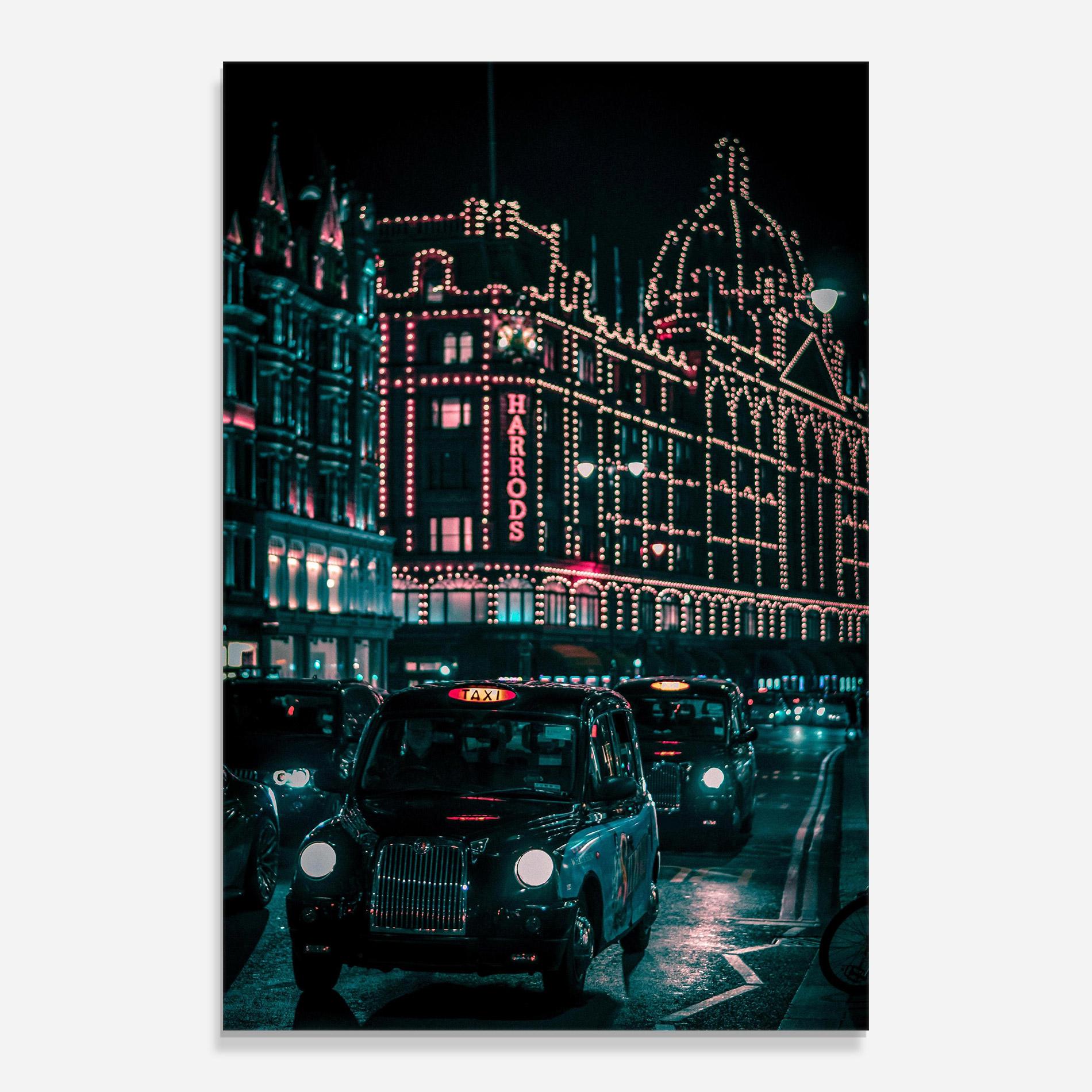 Üvegkép City Lights Car mockup 0