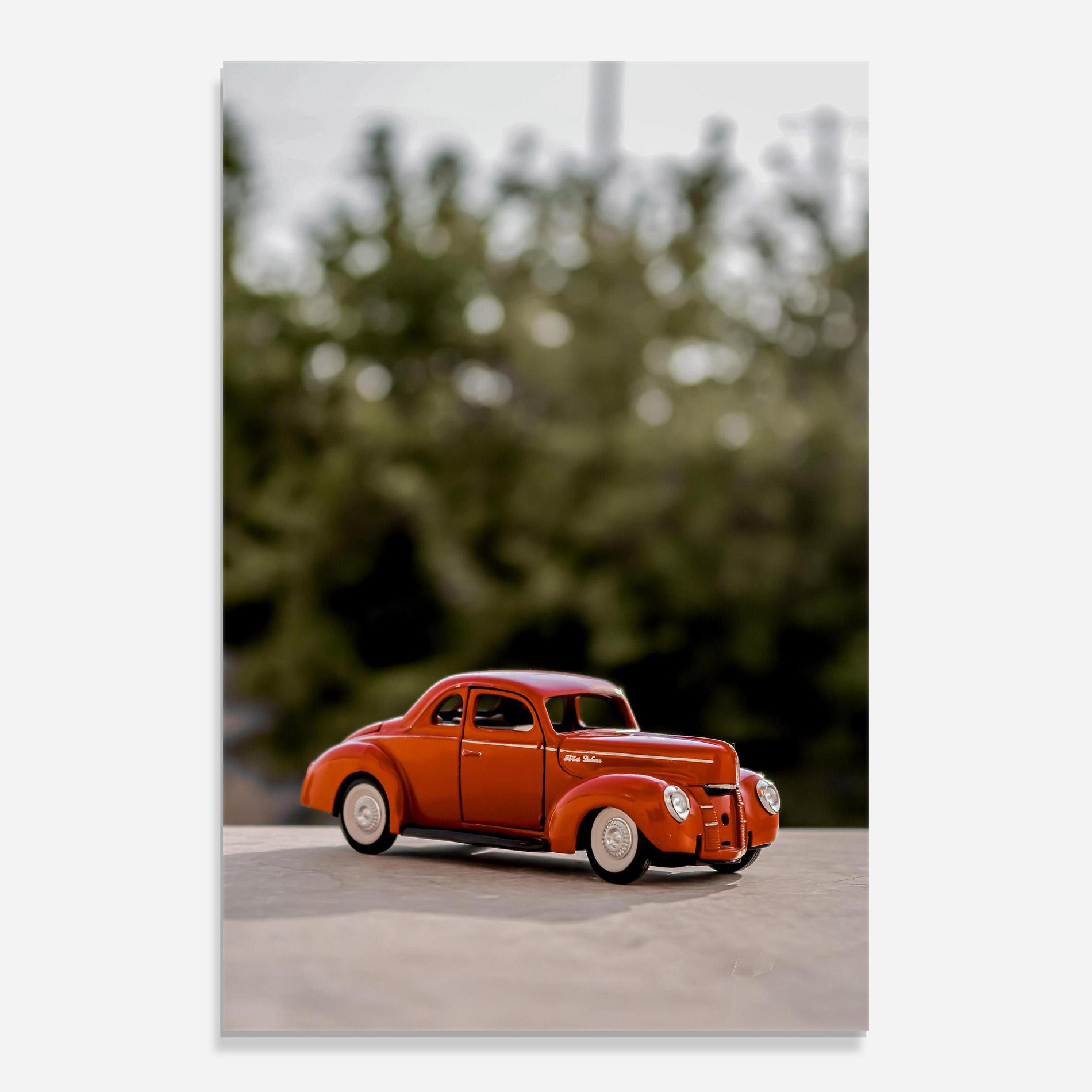 Üvegkép Vintage Orange Toy mockup 0