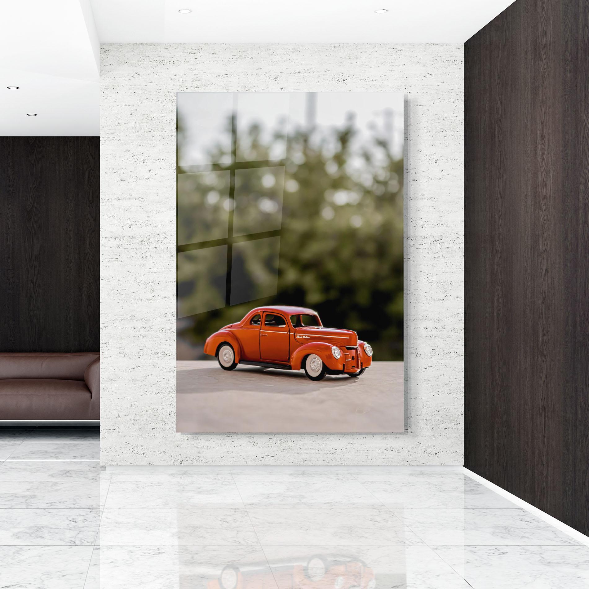 Üvegkép Vintage Orange Toy mockup 9