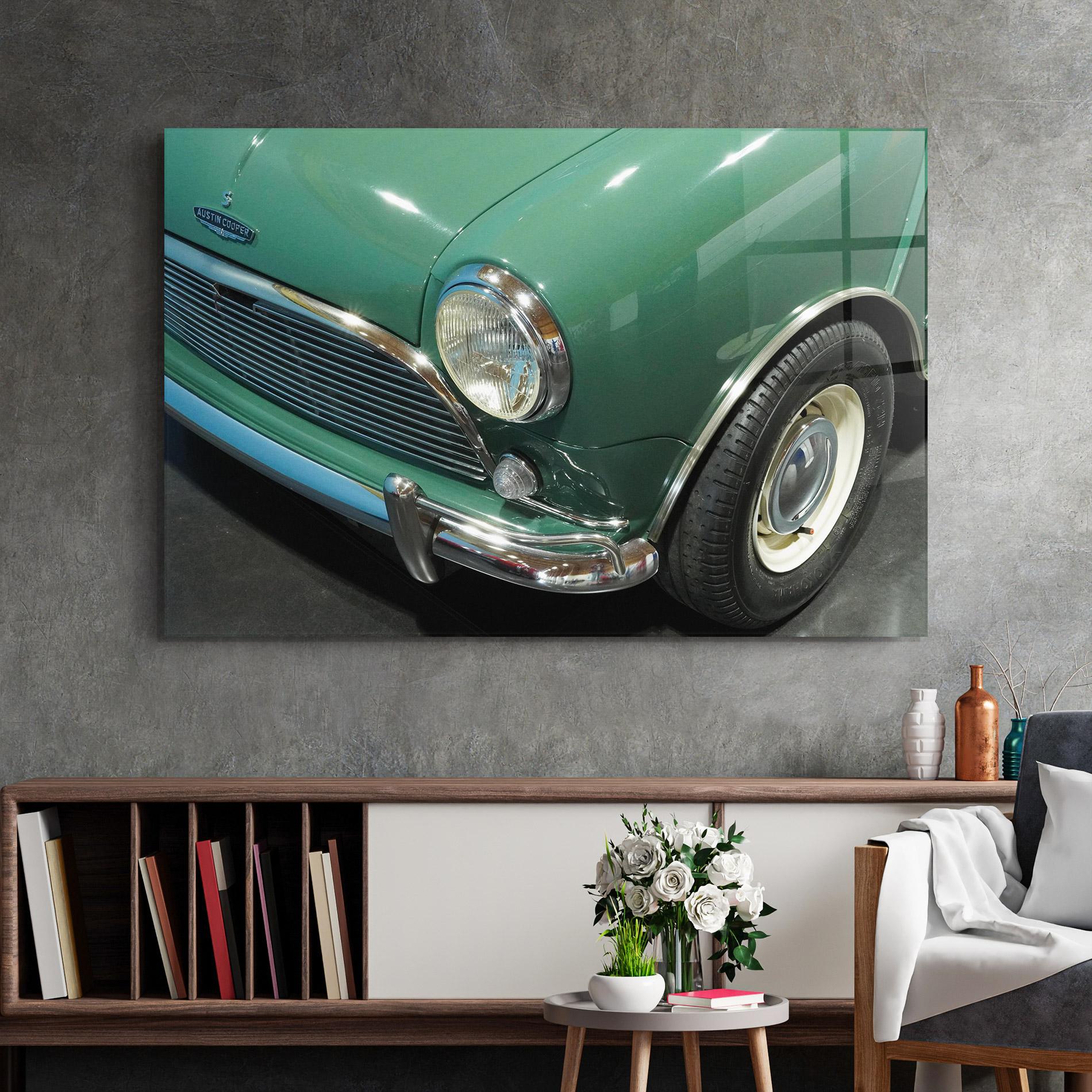 Üvegkép Pretty Green Car mockup 2