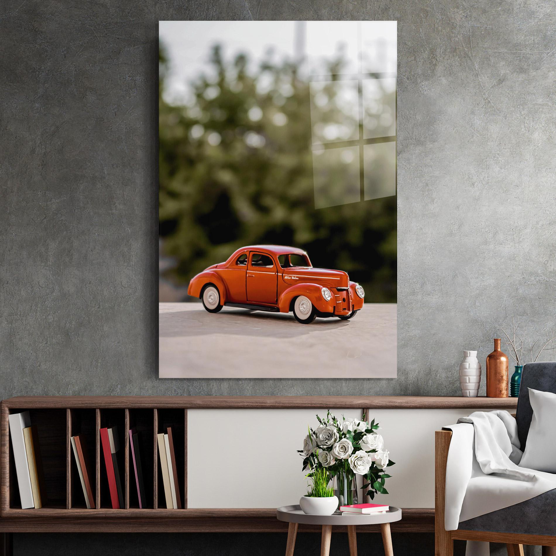 Üvegkép Vintage Orange Toy mockup 2