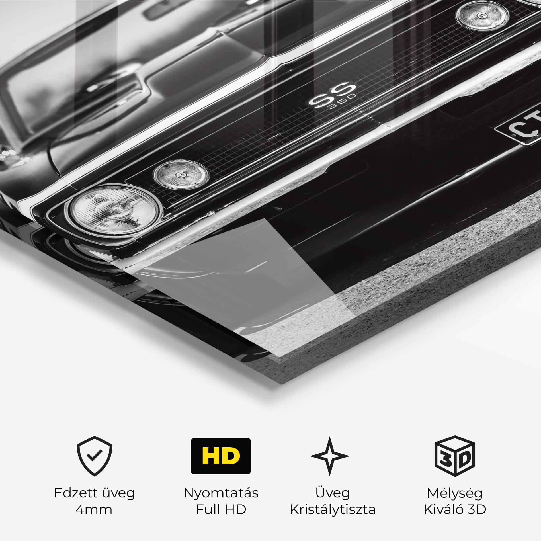 Üvegkép American Car mockup 3