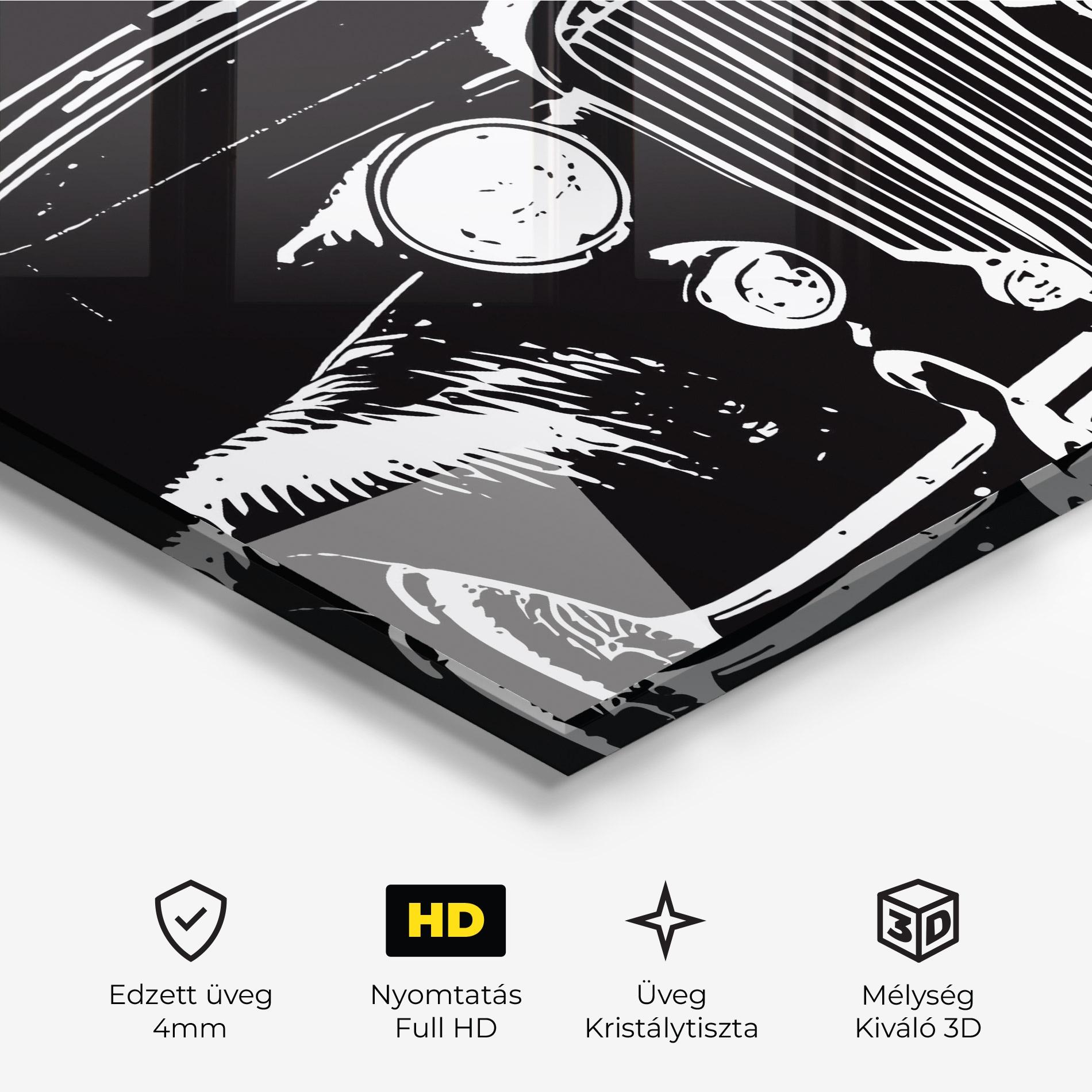 Üvegkép Old Car mockup 3