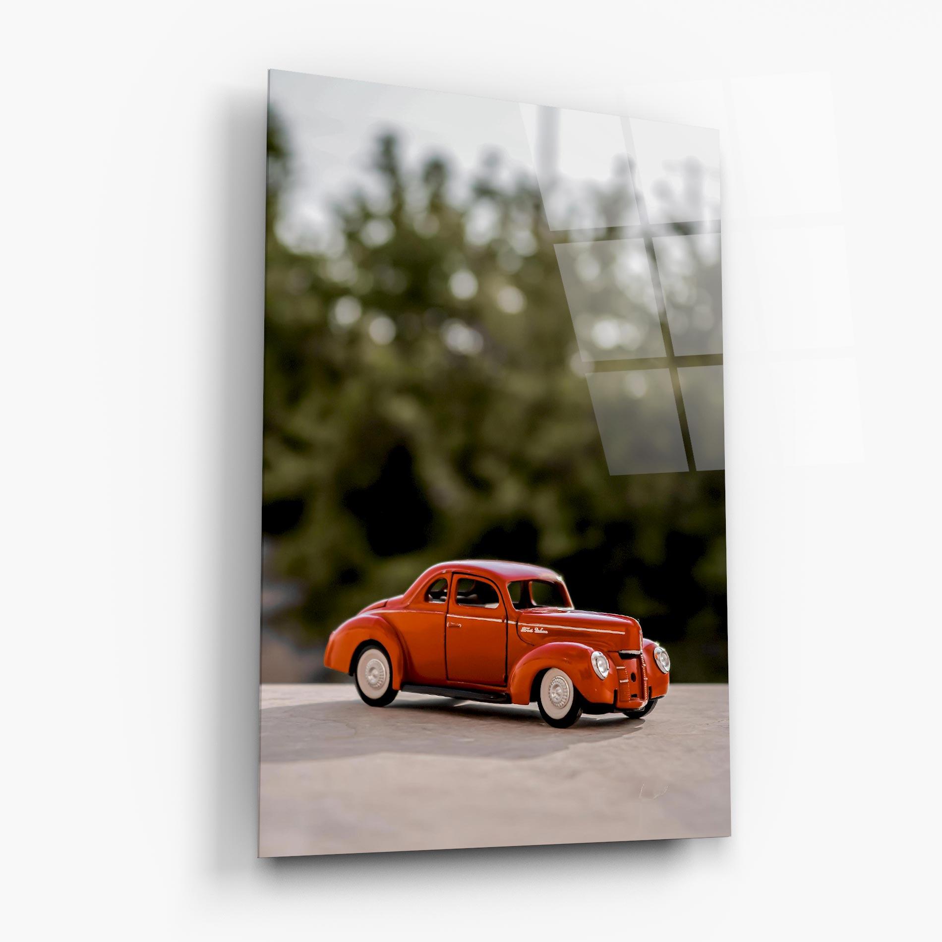 Üvegkép Vintage Orange Toy mockup 6