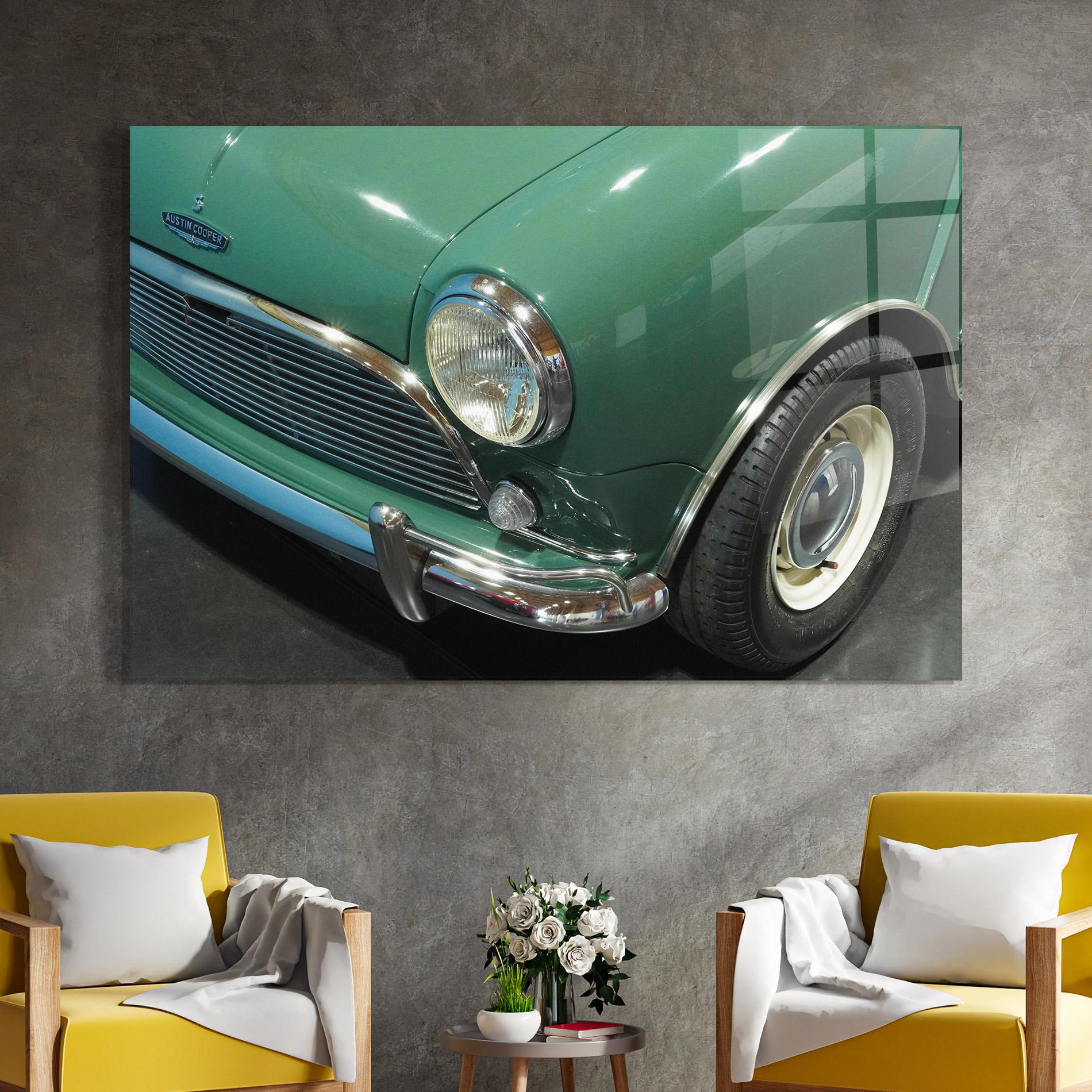 Üvegkép Pretty Green Car mockup 4