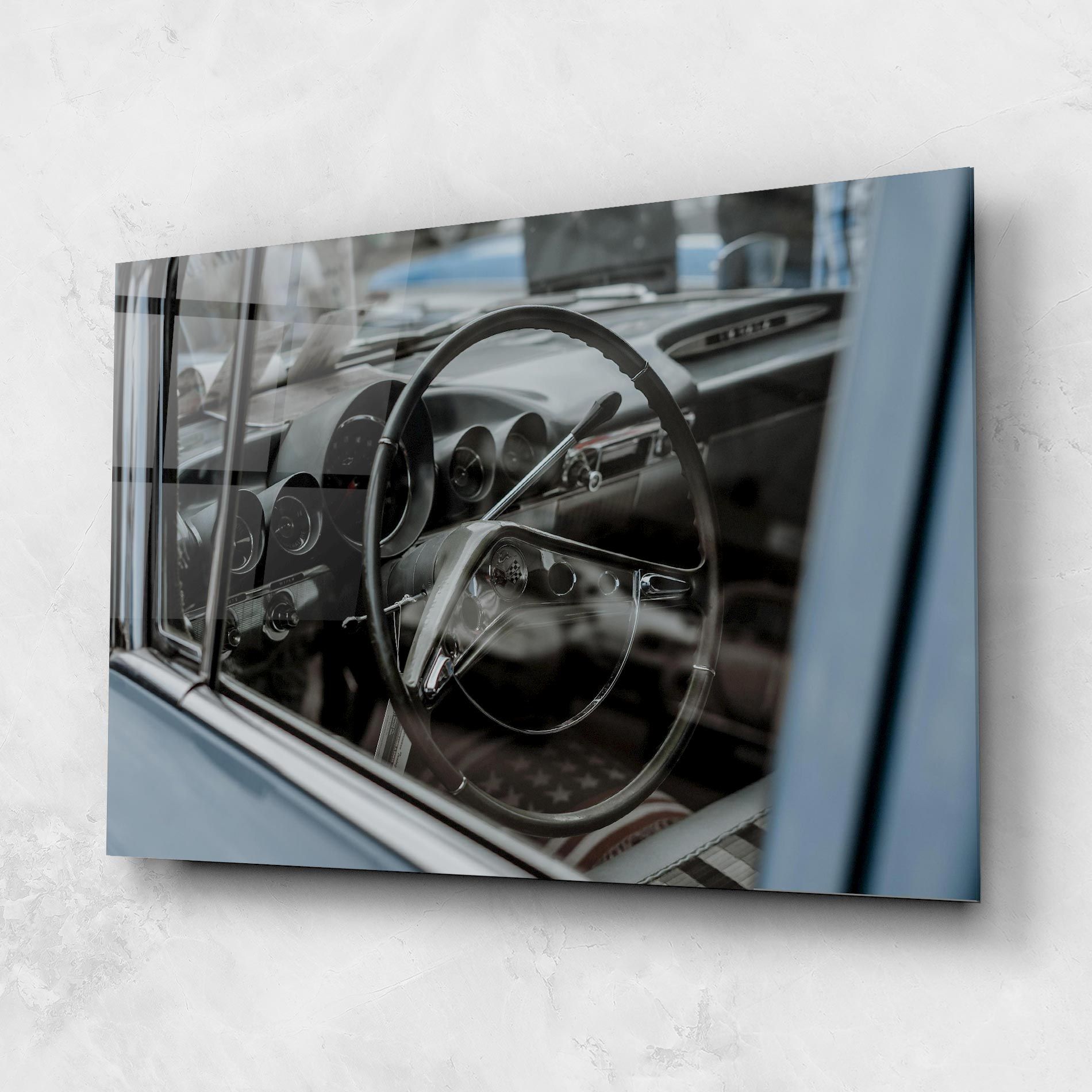 Black Steering Wheel mockup 1