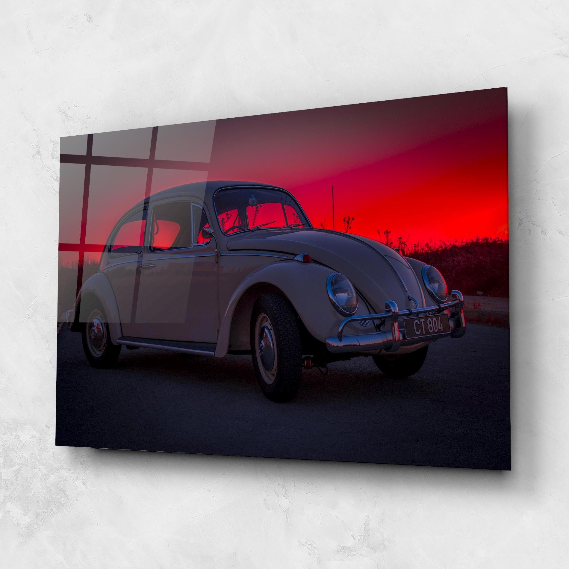 Old Car Sunset mockup 1