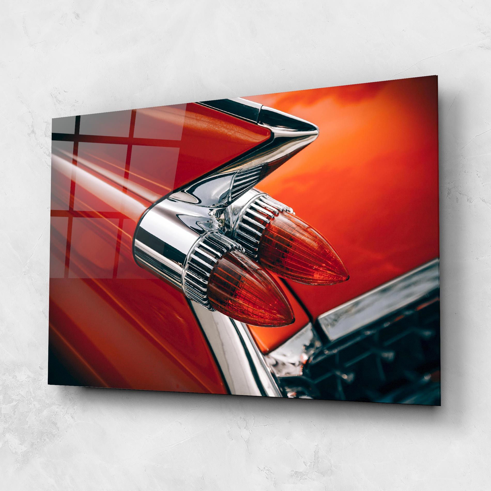 Vintage Car Red mockup 1