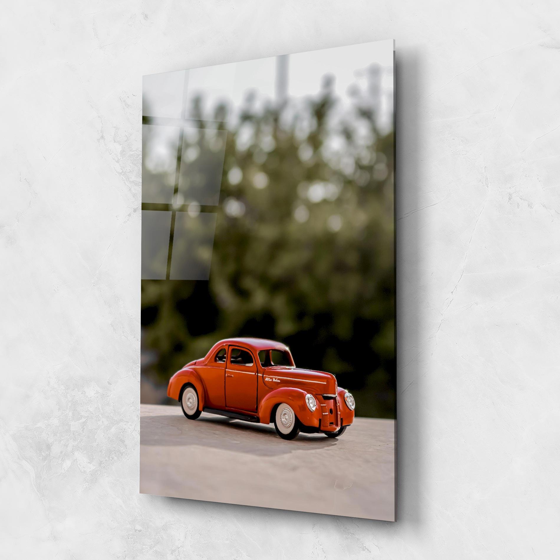 Üvegkép Vintage Orange Toy mockup 1