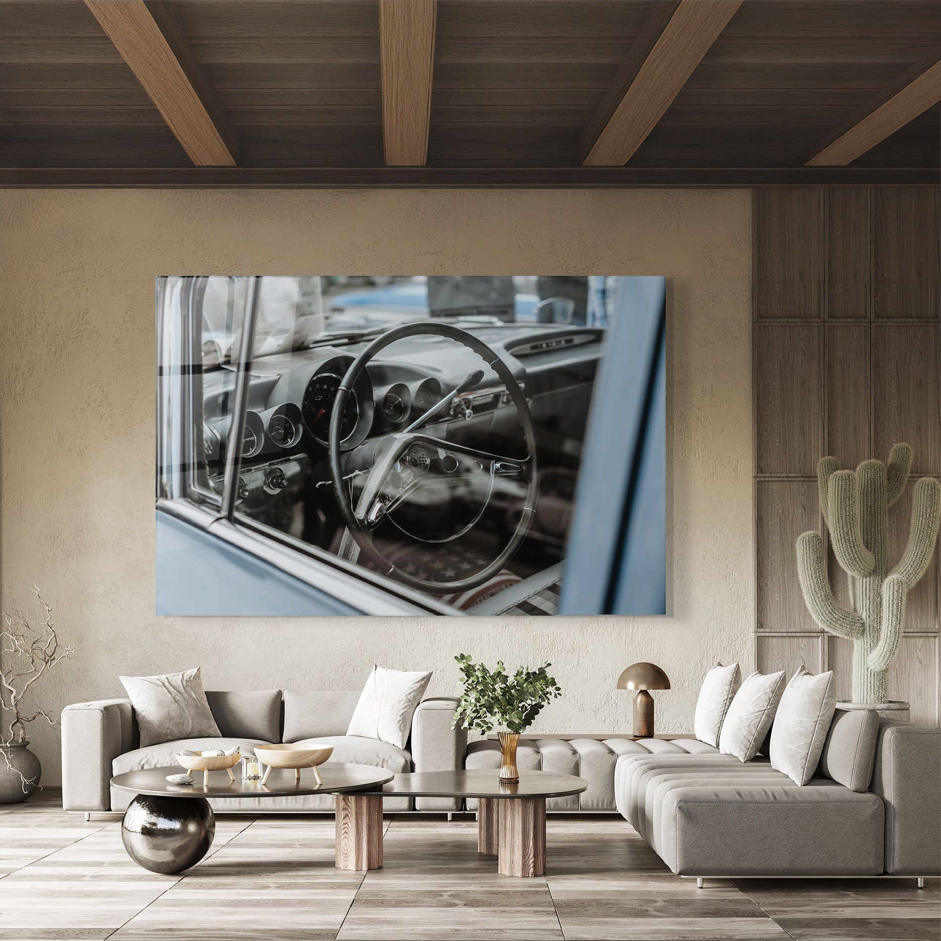 Black Steering Wheel mockup 8