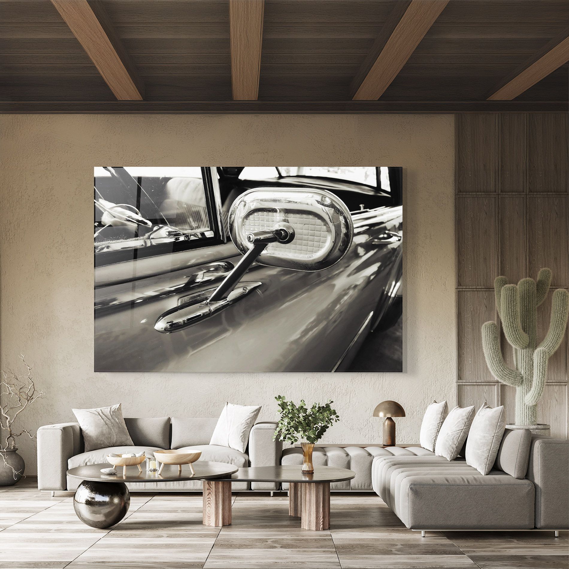 Close Up Grey Car mockup 8