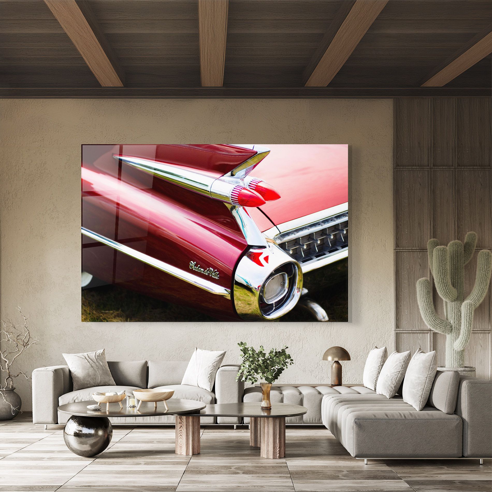 Closeup Car Red mockup 8