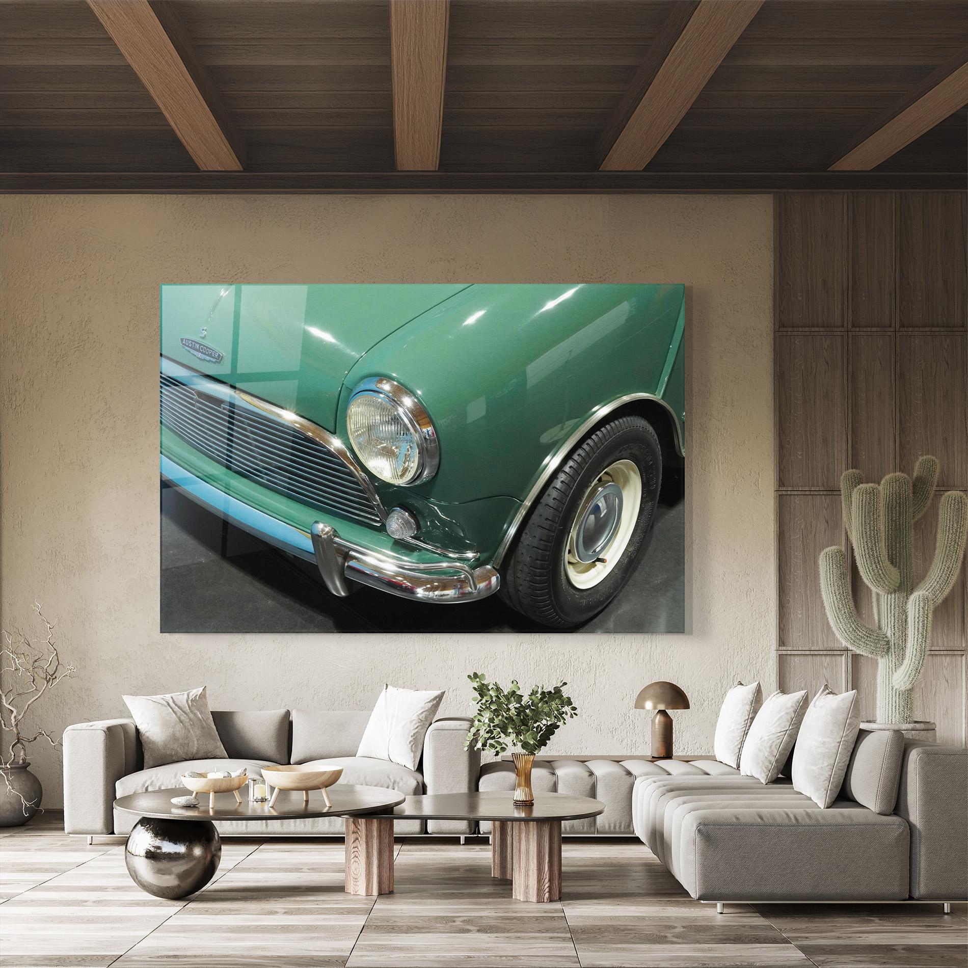 Üvegkép Pretty Green Car mockup 8