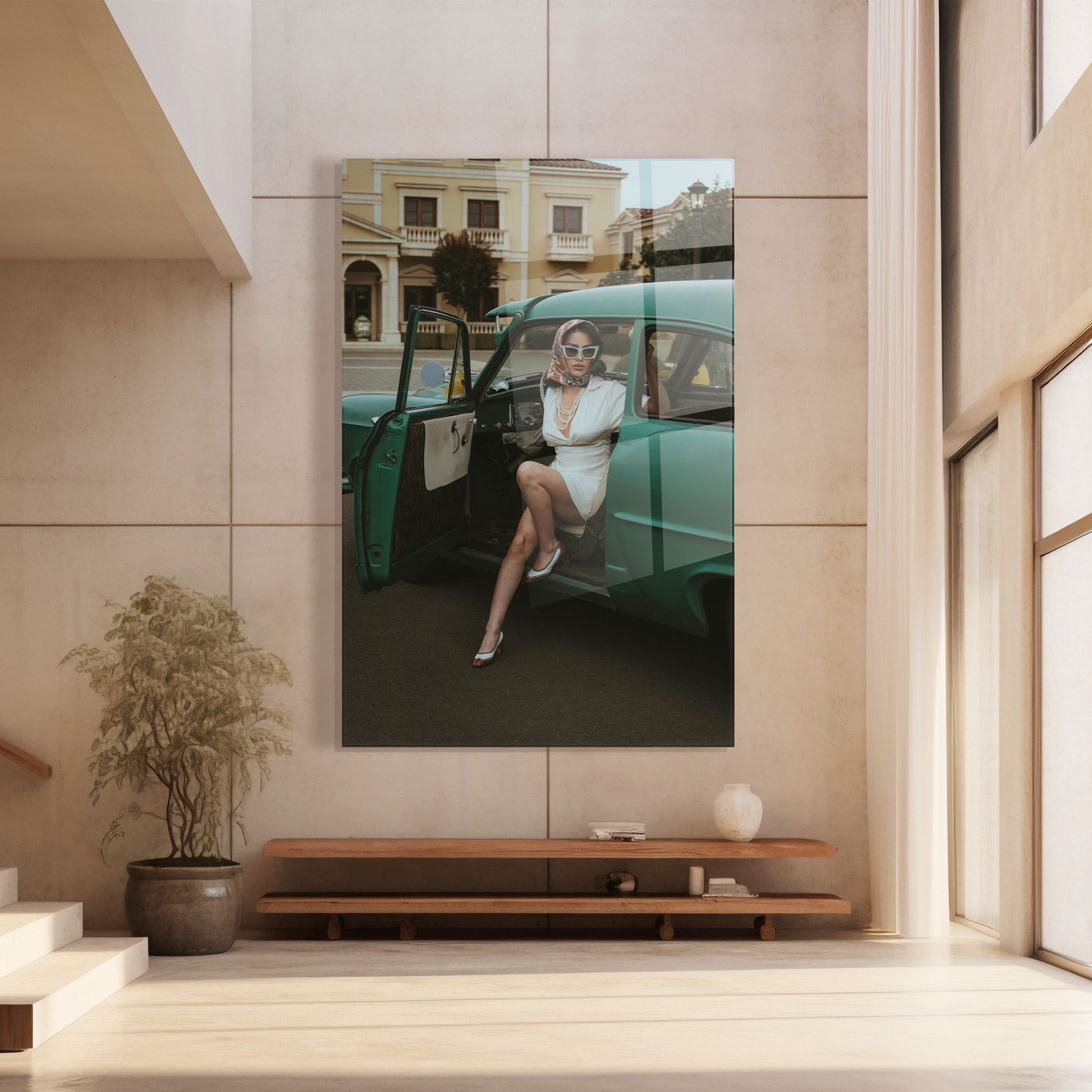 Lady Vintage Cat mockup 8