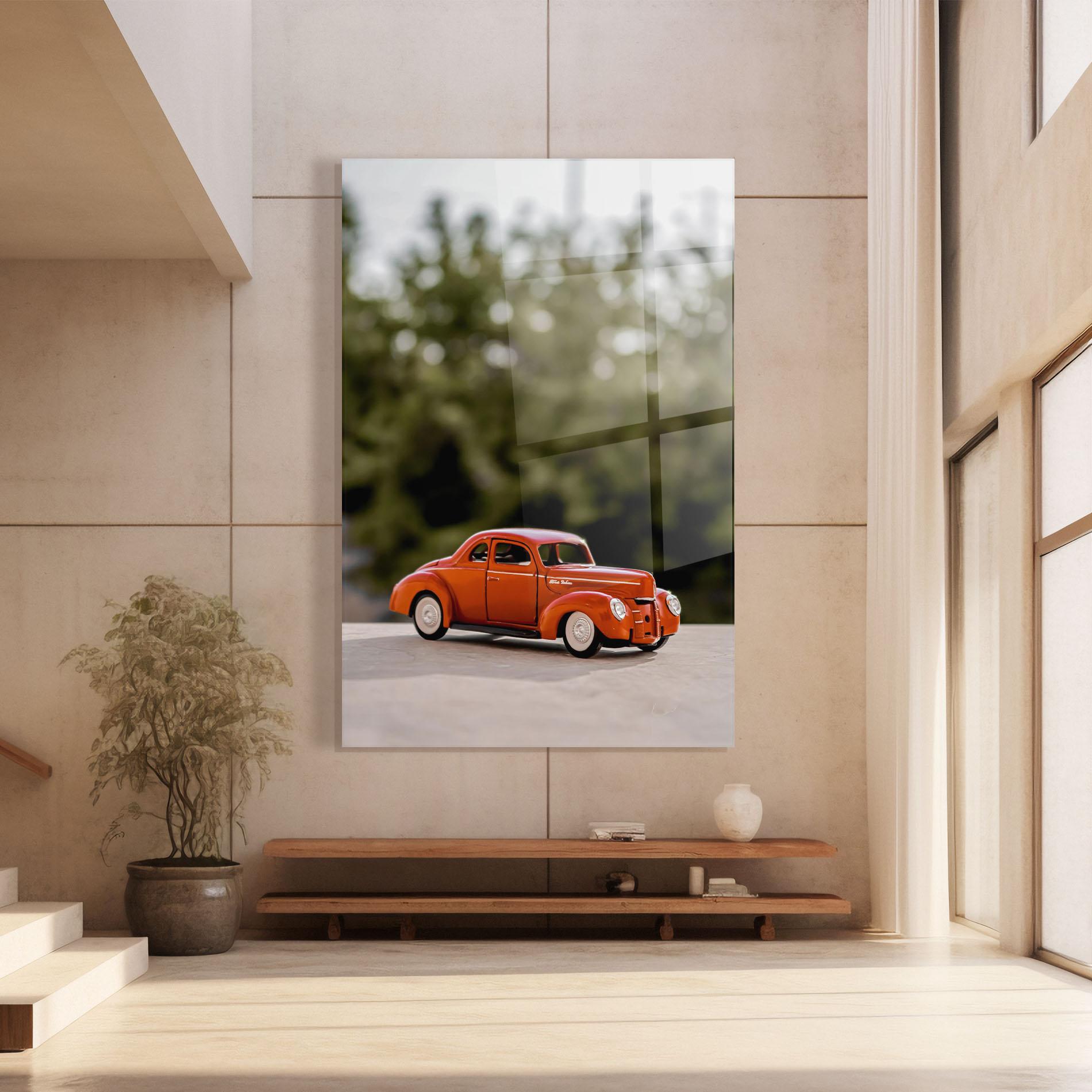 Üvegkép Vintage Orange Toy mockup 8