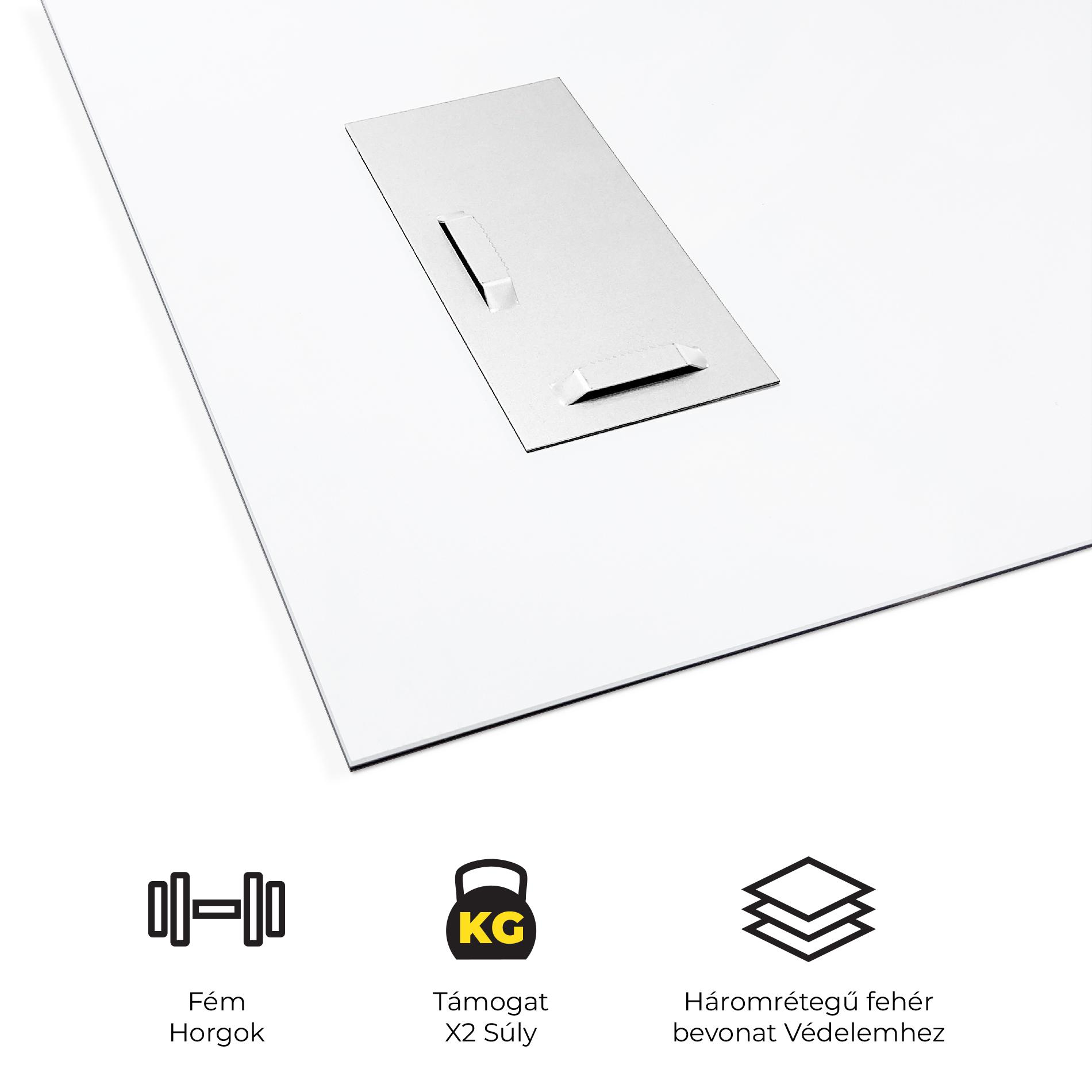 Üvegkép Flower Water Glass mockup 5