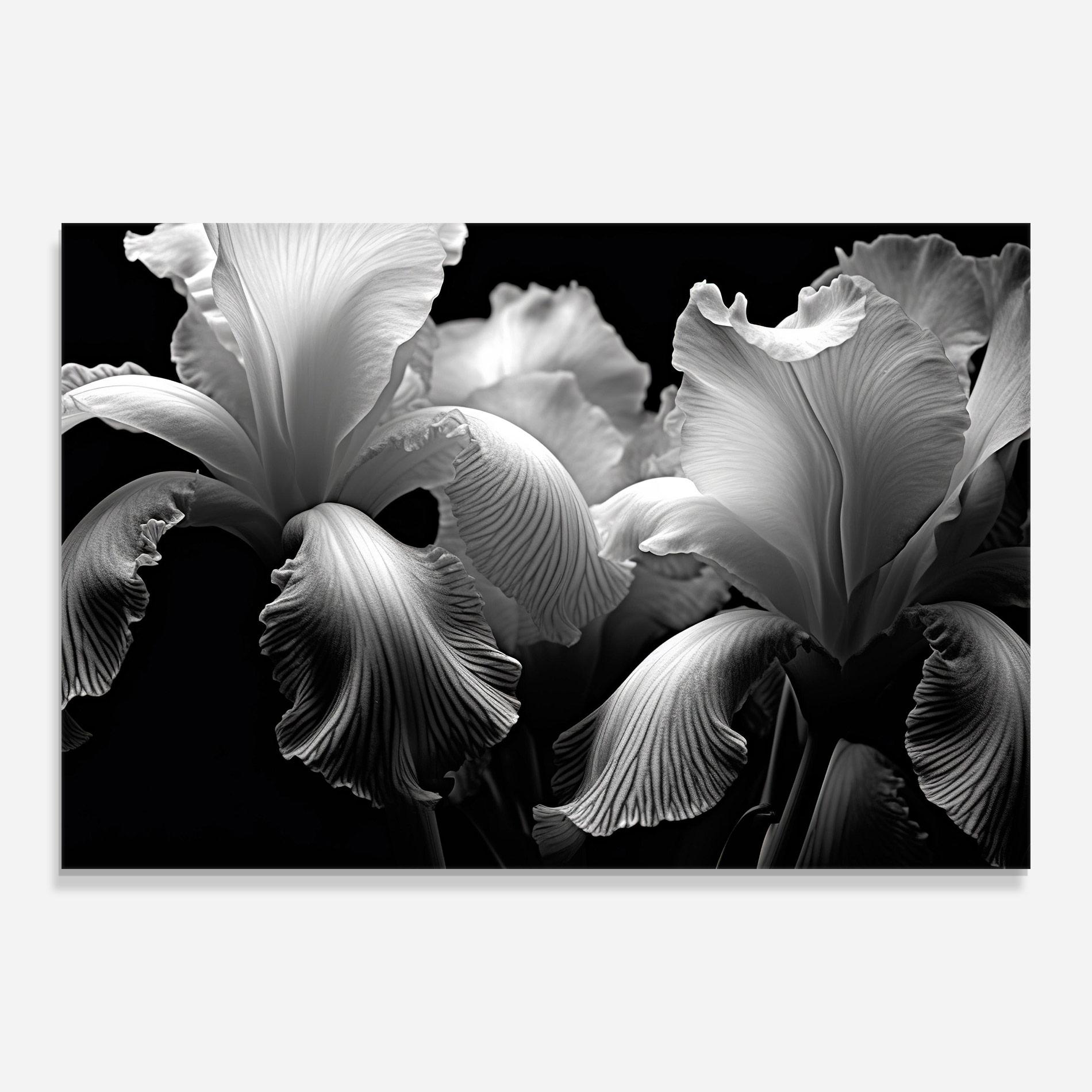 Üvegkép Grey Iris Mix mockup 0