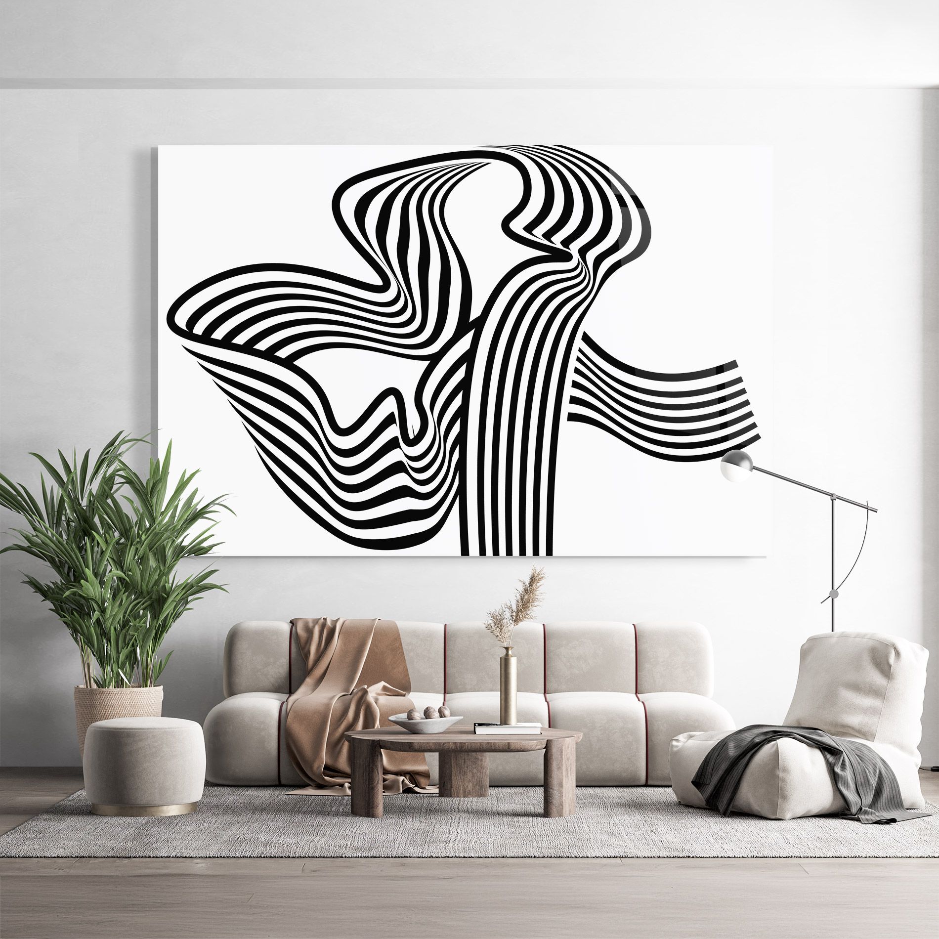 Black White Wave mockup 9