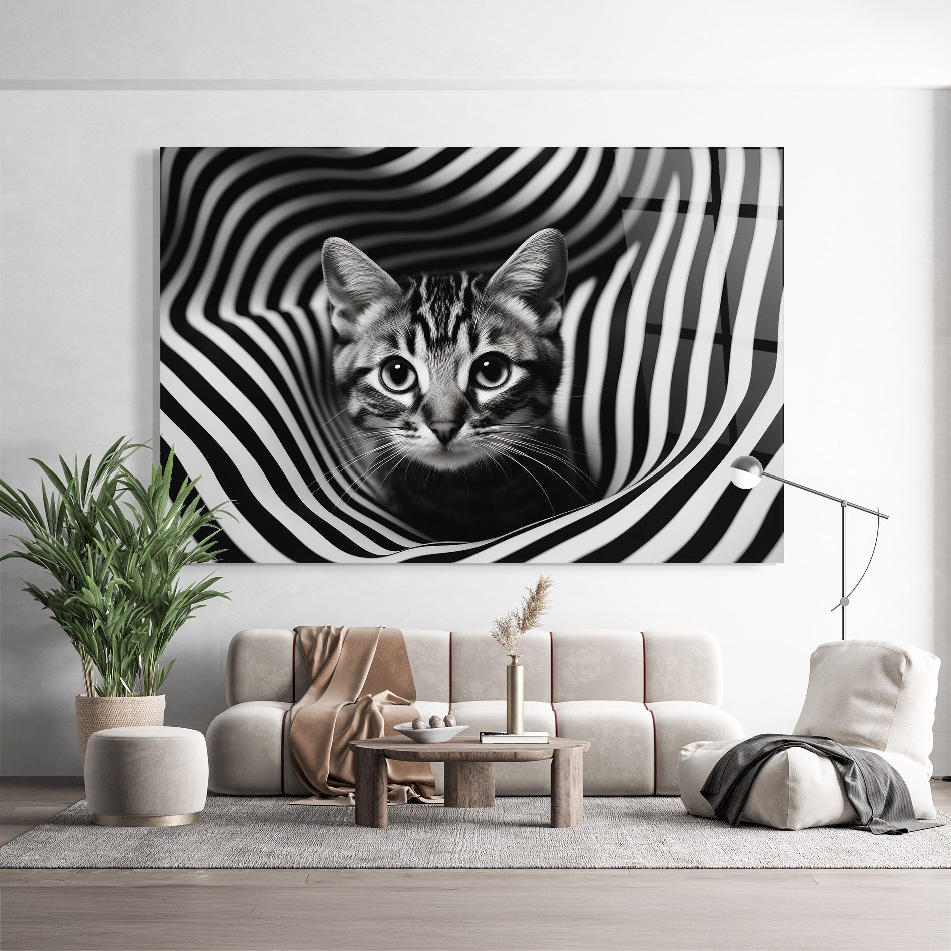 Closeup Cat Portrait mockup 9