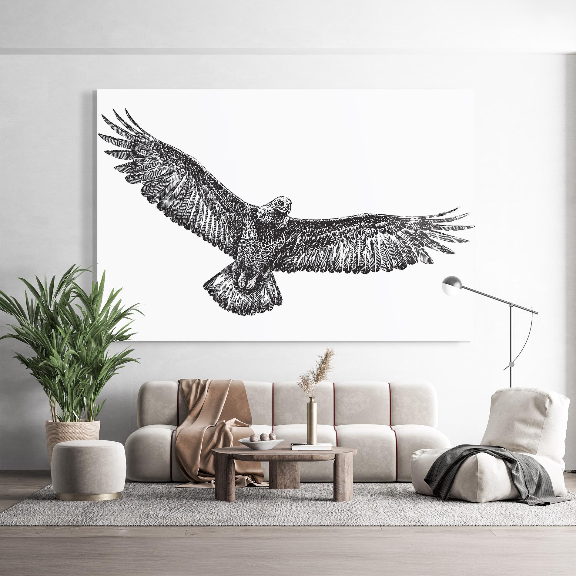 Üvegkép Eagle Art Line mockup 9