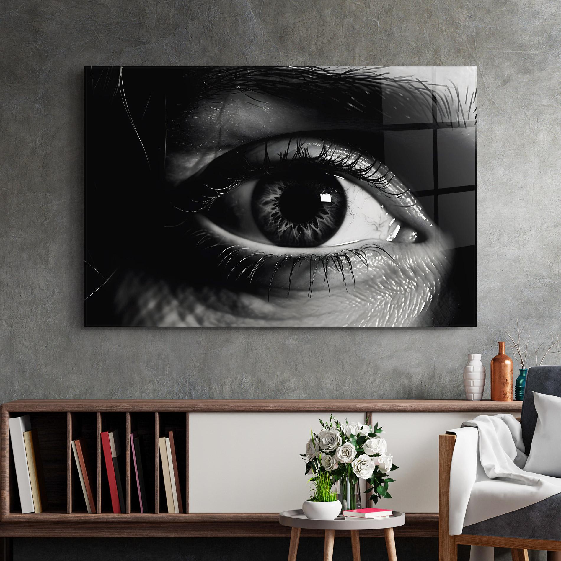 Üvegkép Eye Close Up mockup 2