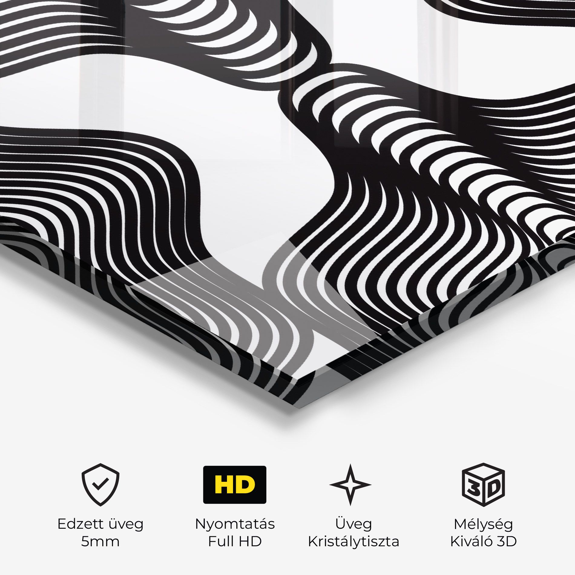 Black Line Pattern mockup 3