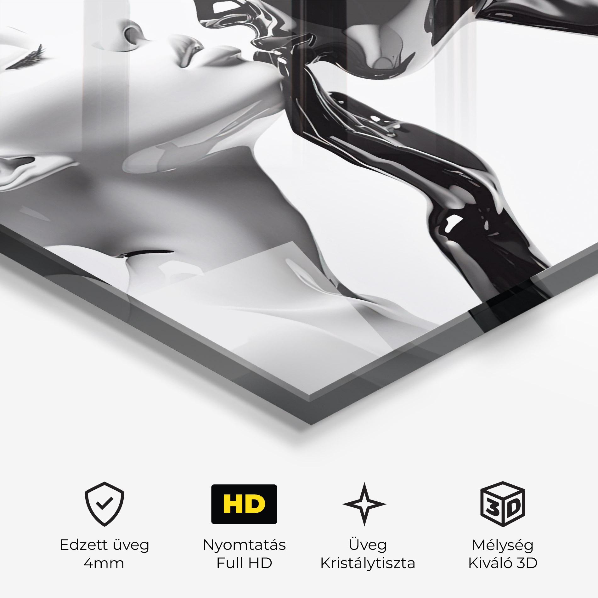 Üvegkép Feminine Sculpture mockup 3