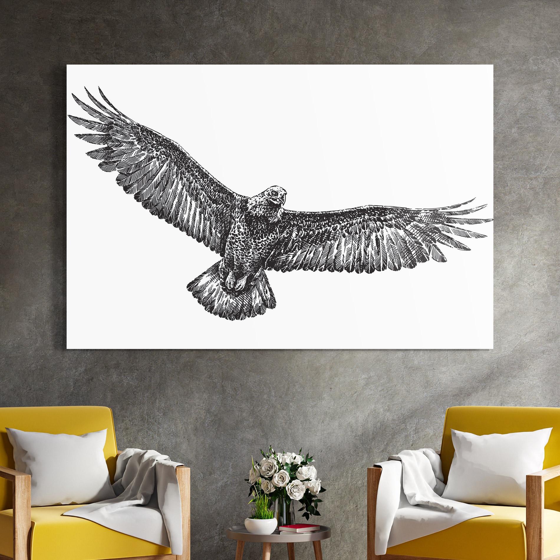 Üvegkép Eagle Art Line mockup 4
