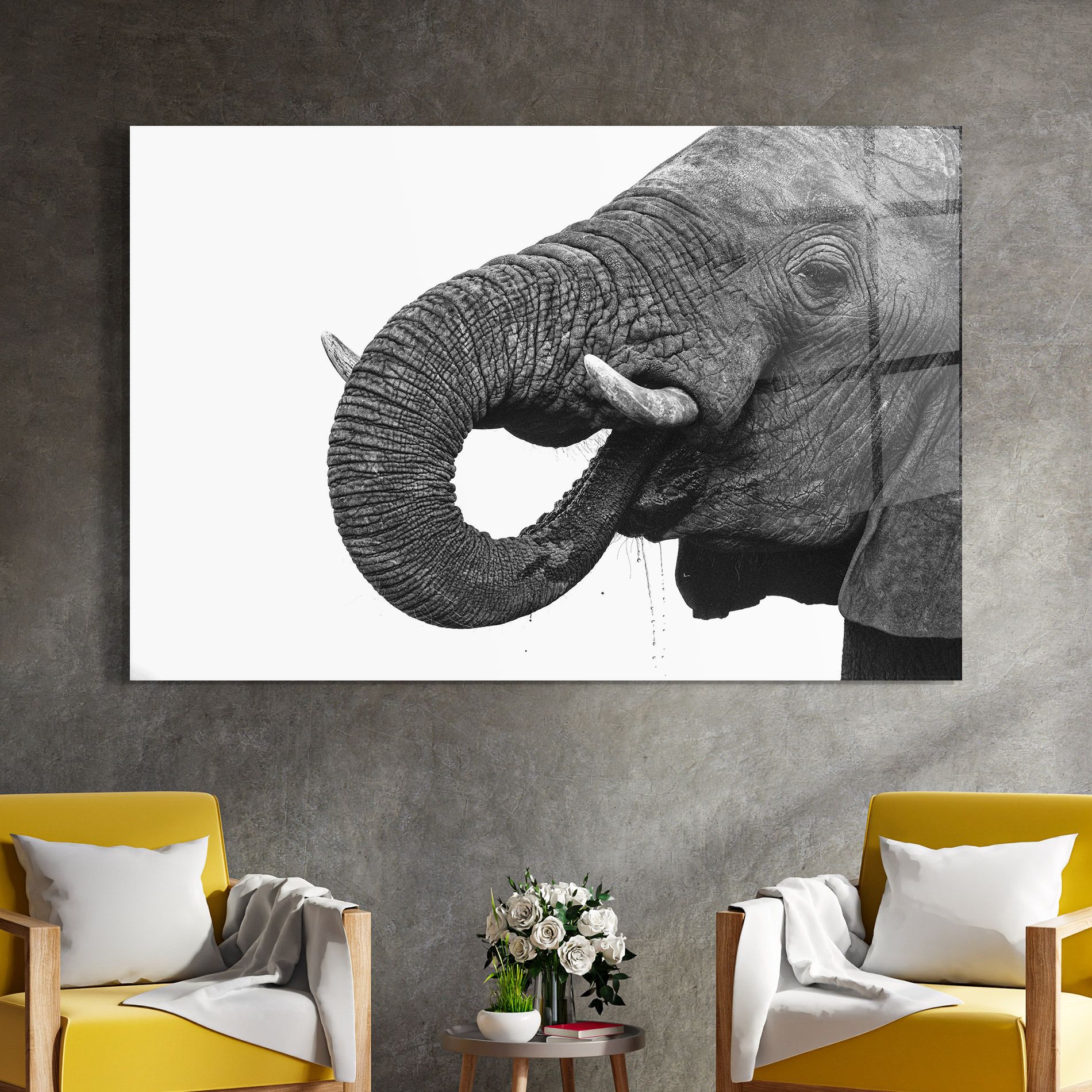 Elephant Drinking mockup 4