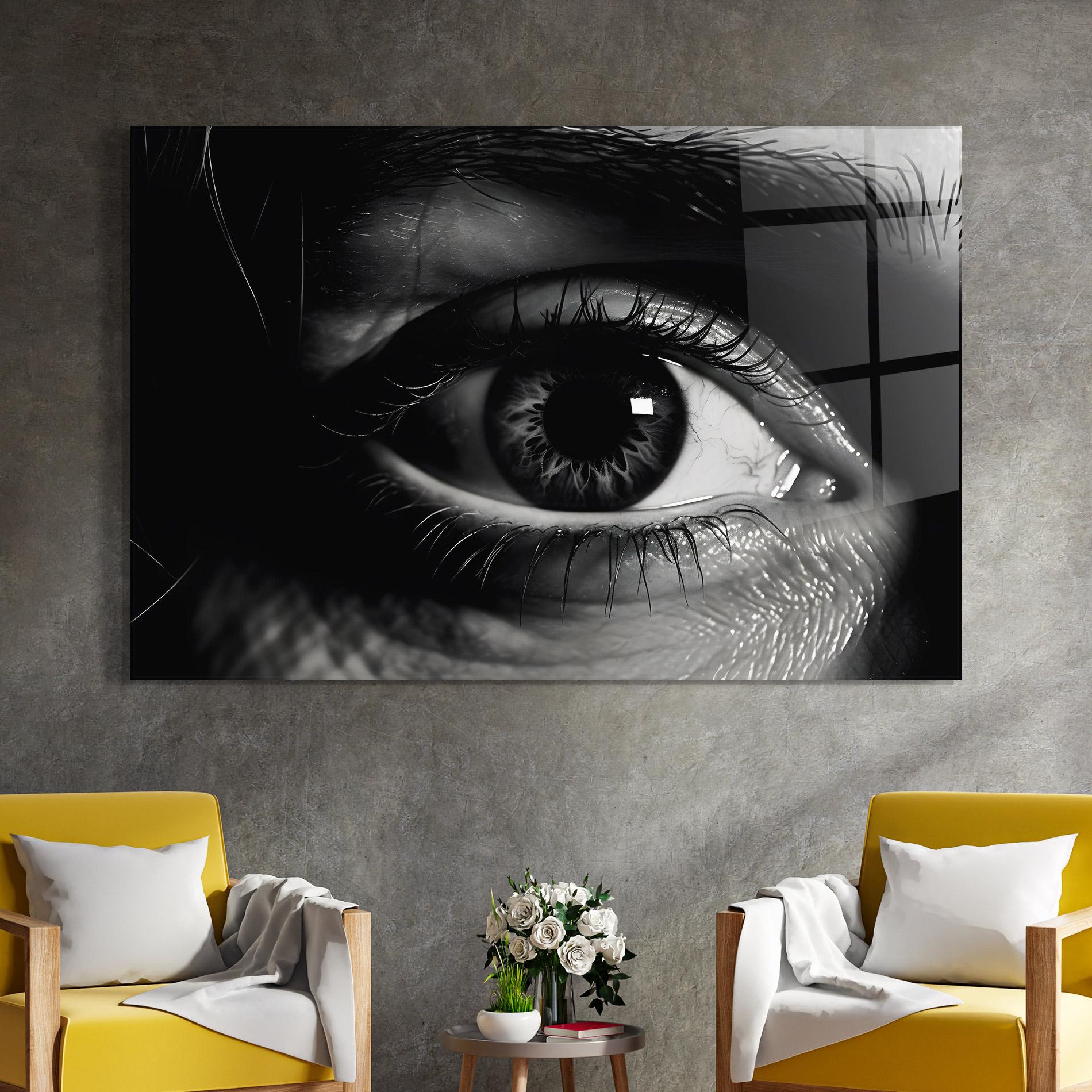 Üvegkép Eye Close Up mockup 4