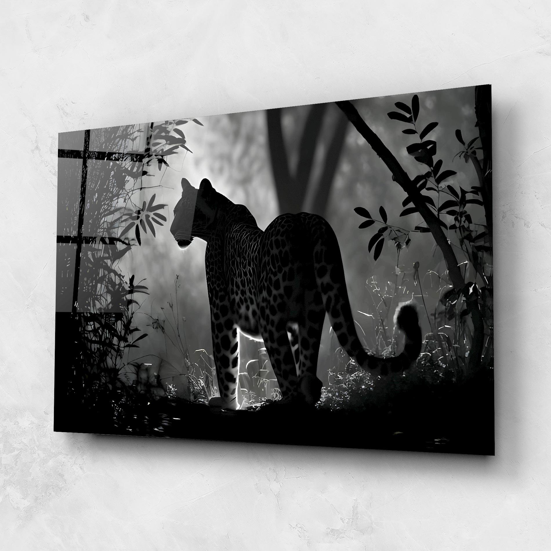 Üvegkép Beautiful Grey Animal mockup 1