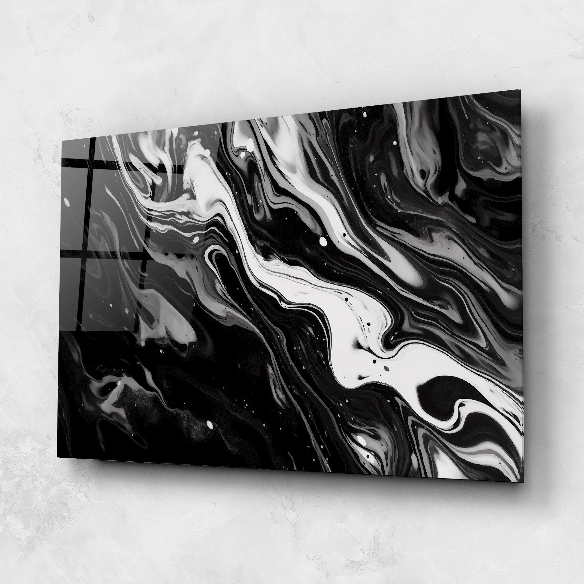 Üvegkép Grey Art Marble mockup 1