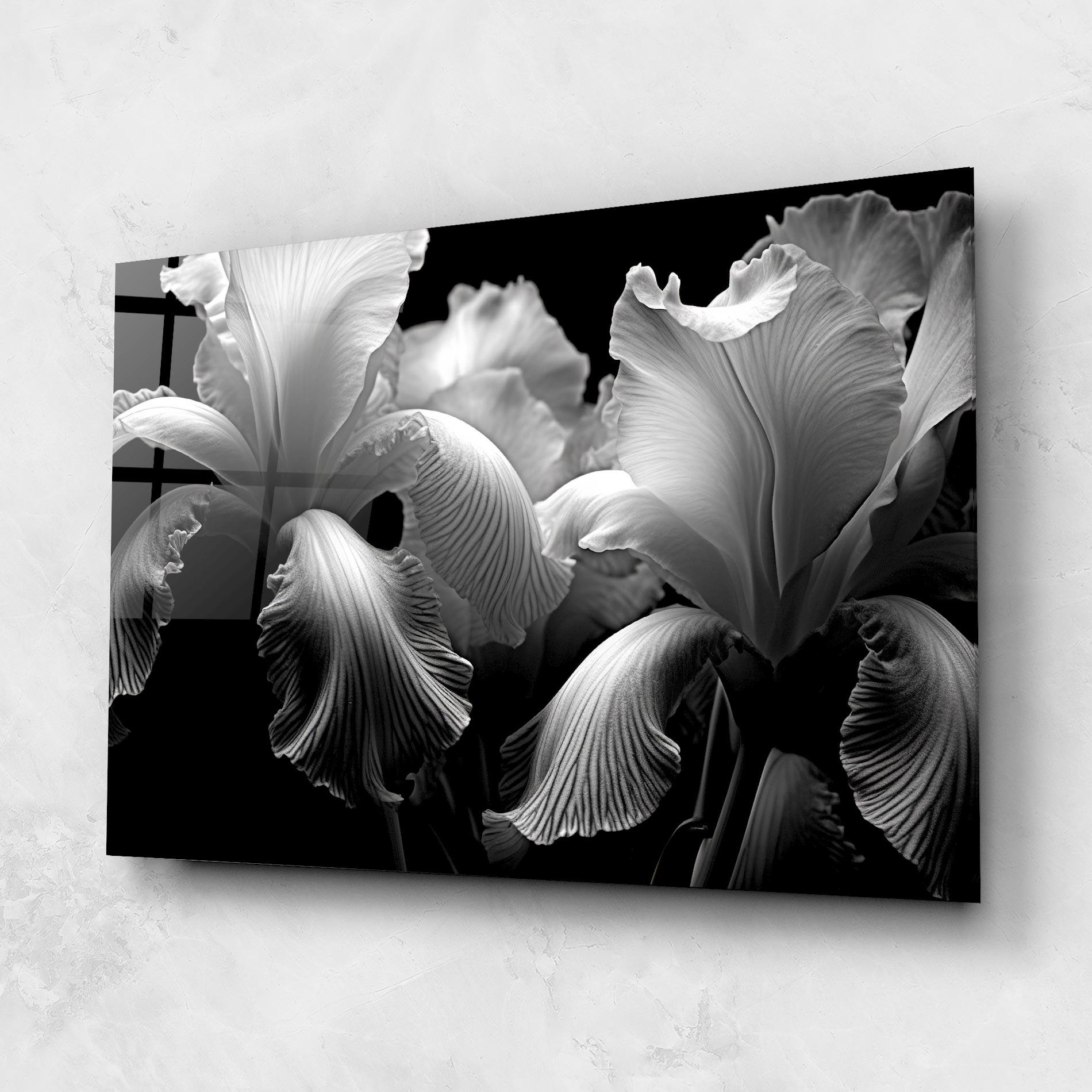 Üvegkép Grey Iris Mix mockup 1