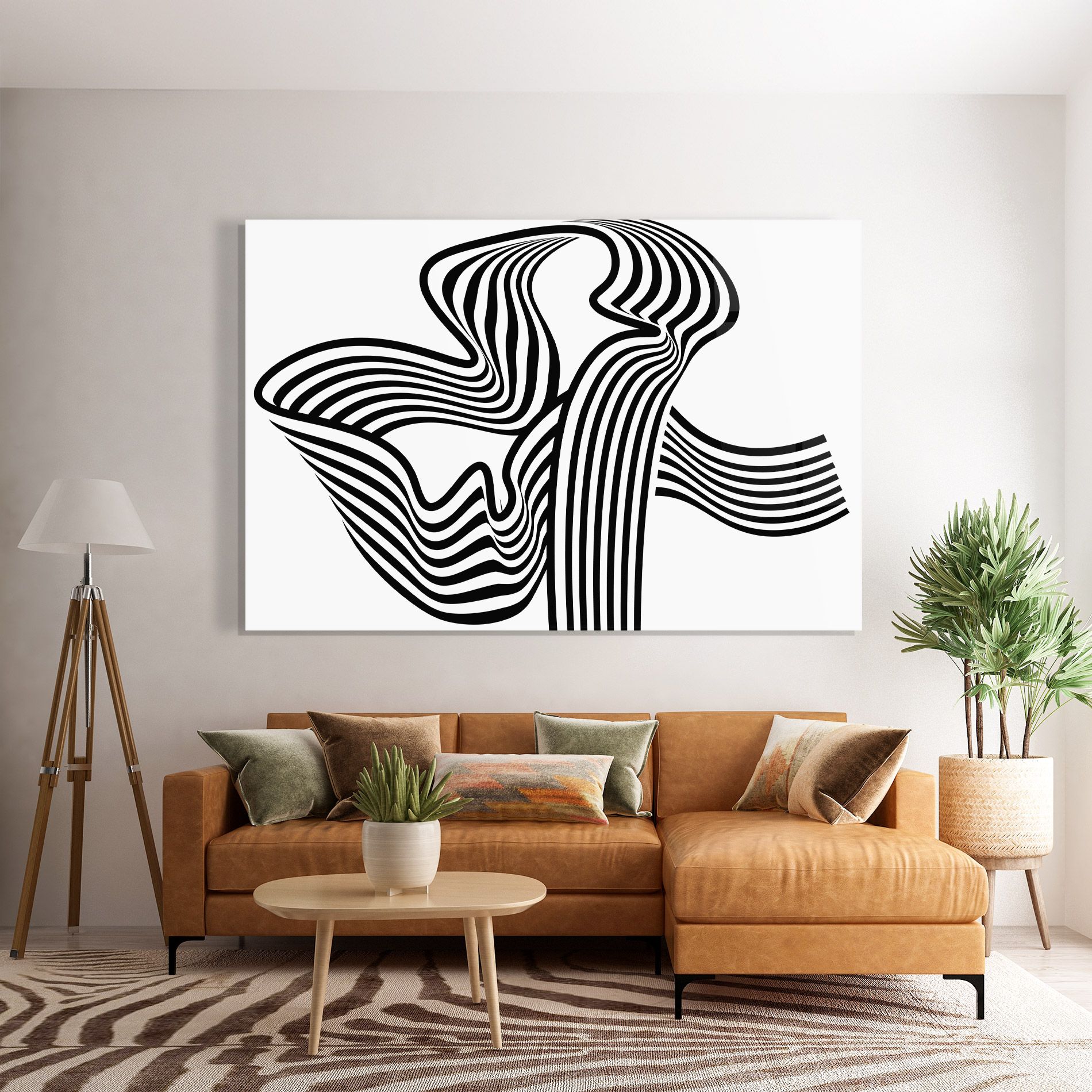 Black White Wave mockup 7