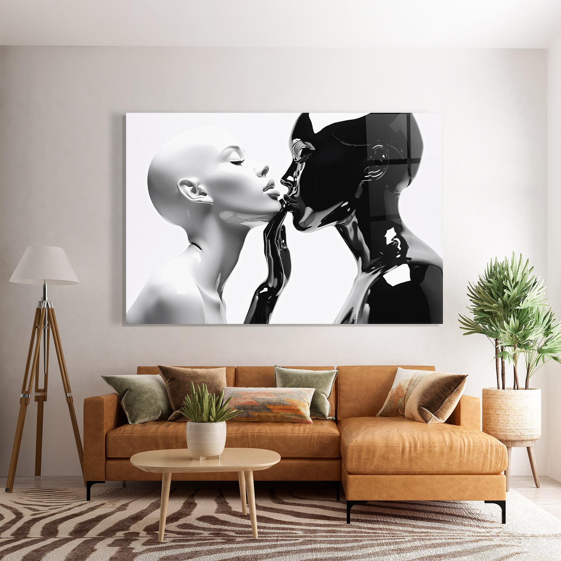 Üvegkép Feminine Sculpture mockup 7