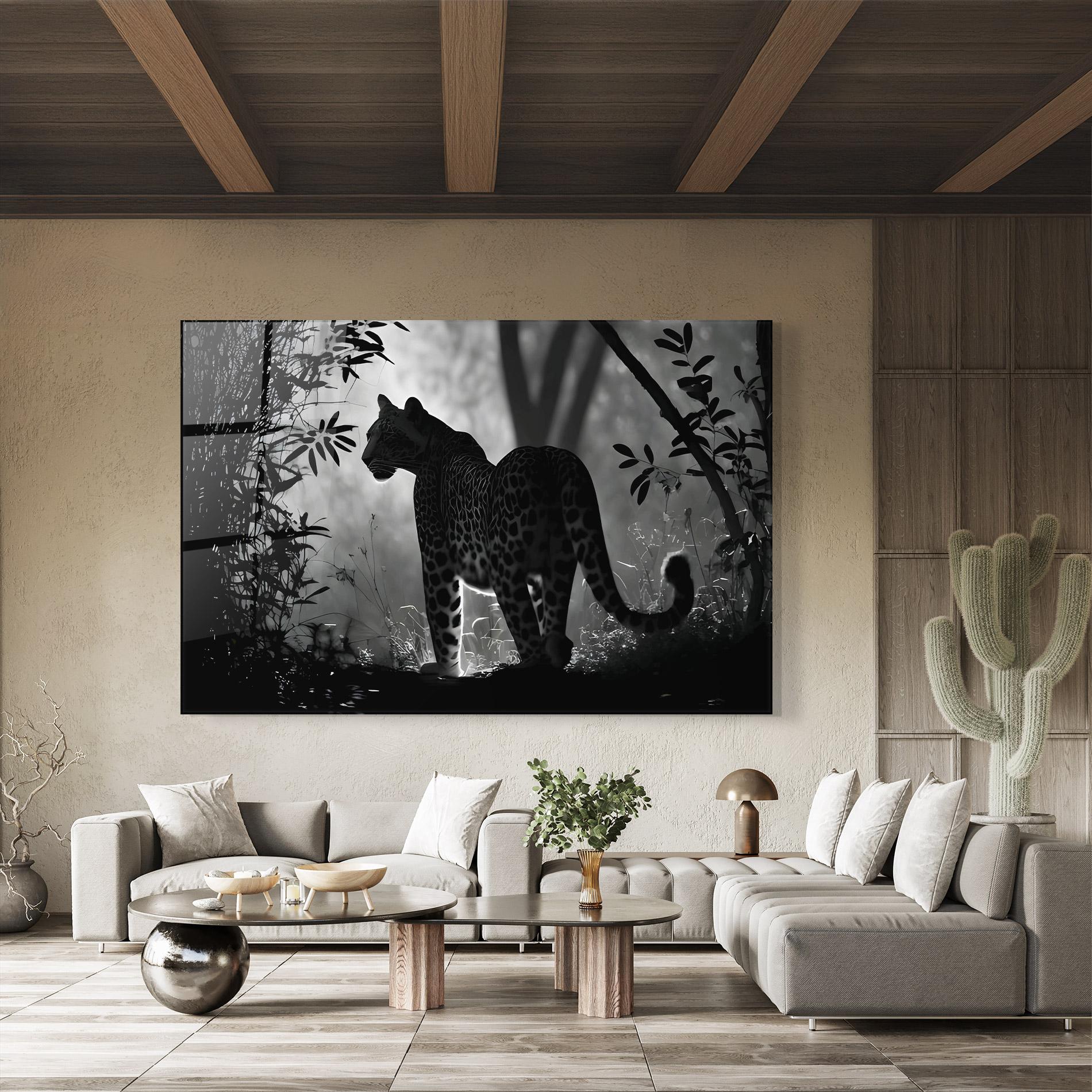 Üvegkép Beautiful Grey Animal mockup 8