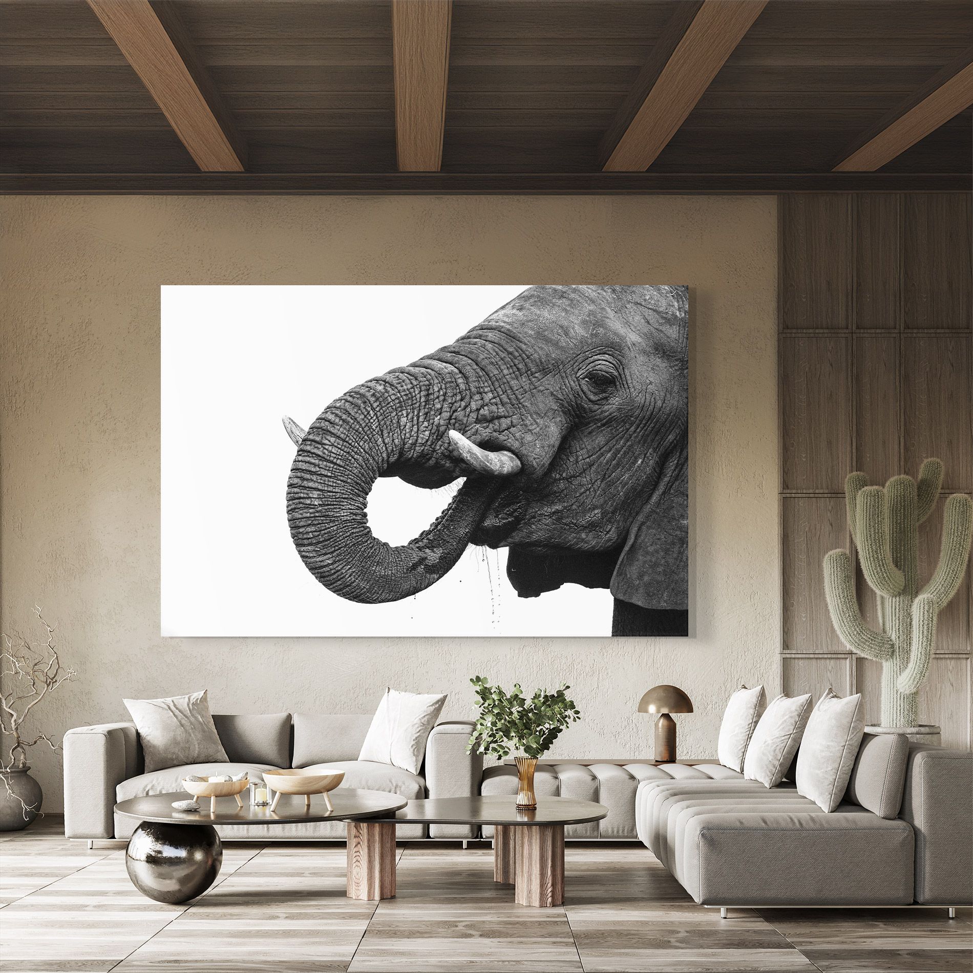 Elephant Drinking mockup 8