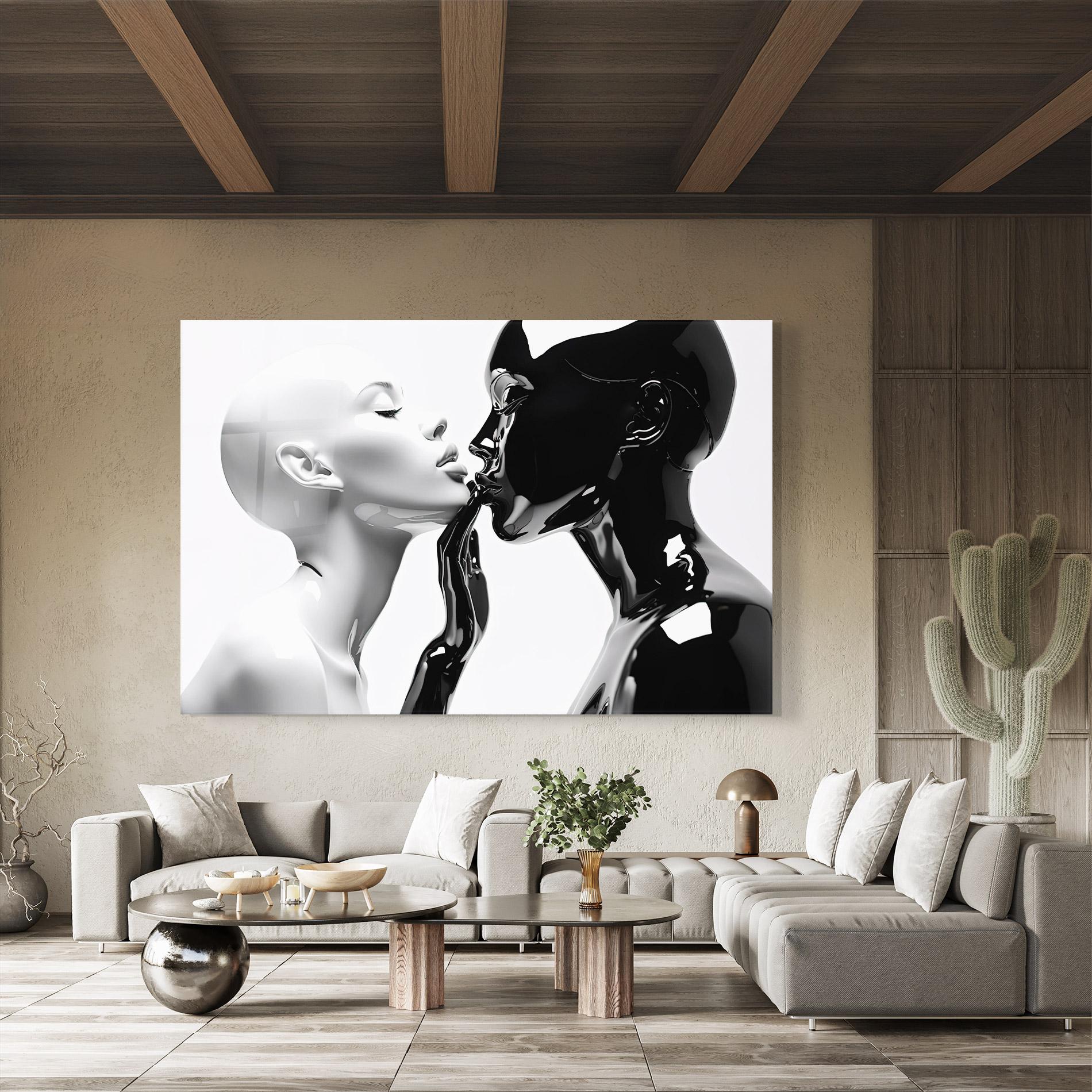 Üvegkép Feminine Sculpture mockup 8