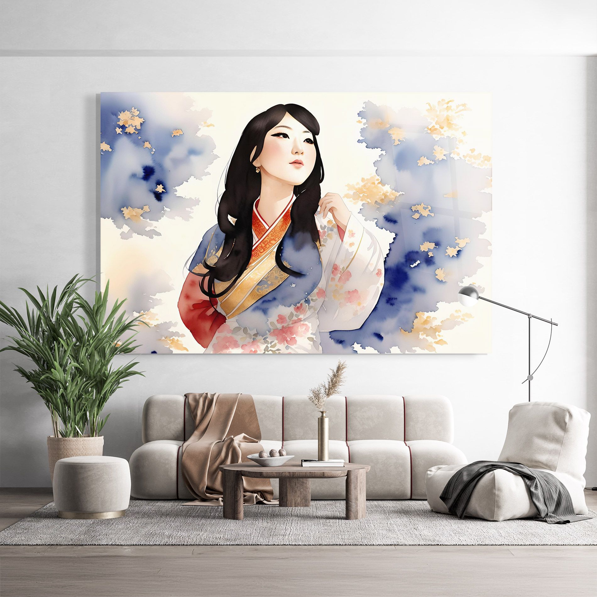 Asian Woman Dancing mockup 9