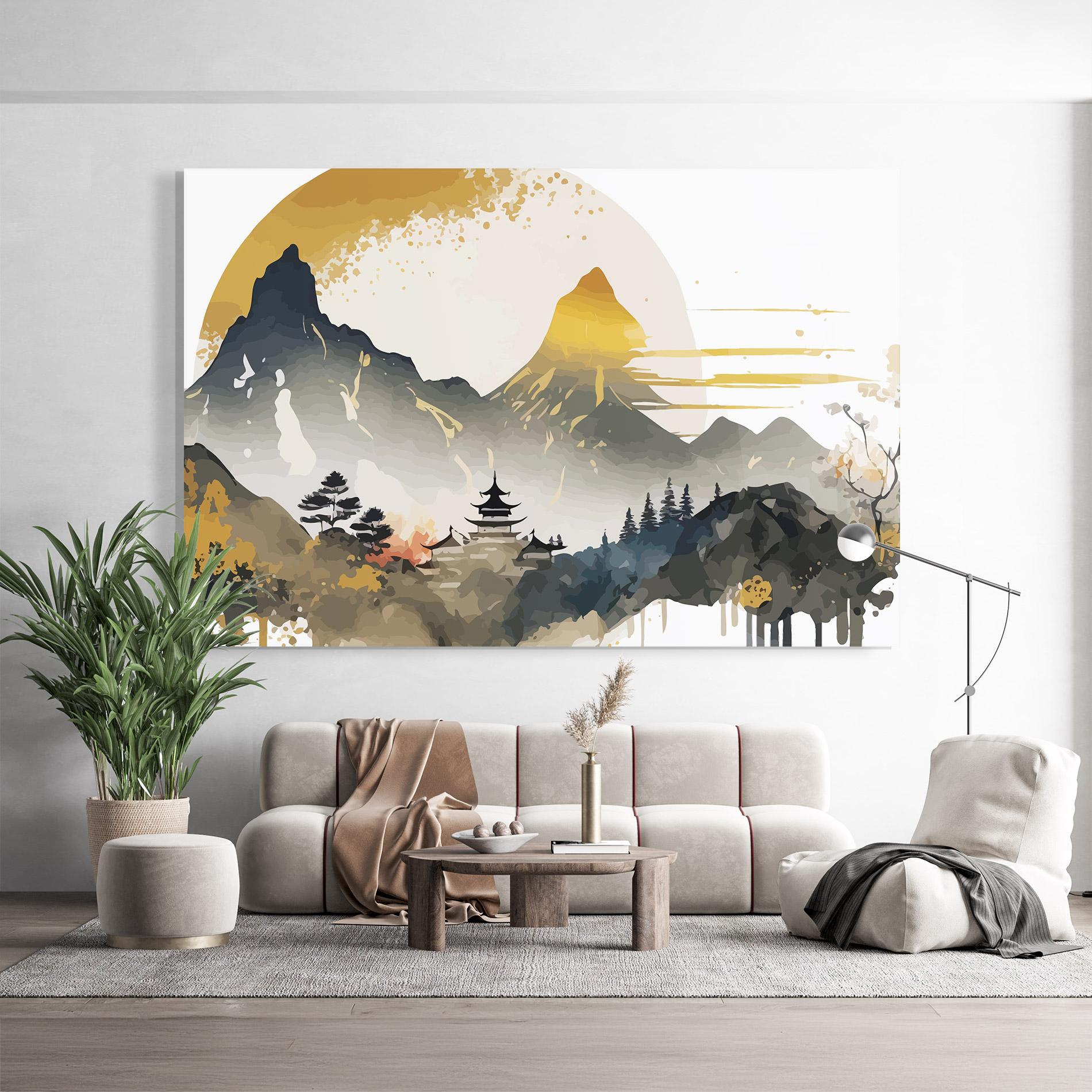 Üvegkép Asiatic Gold Cream mockup 9