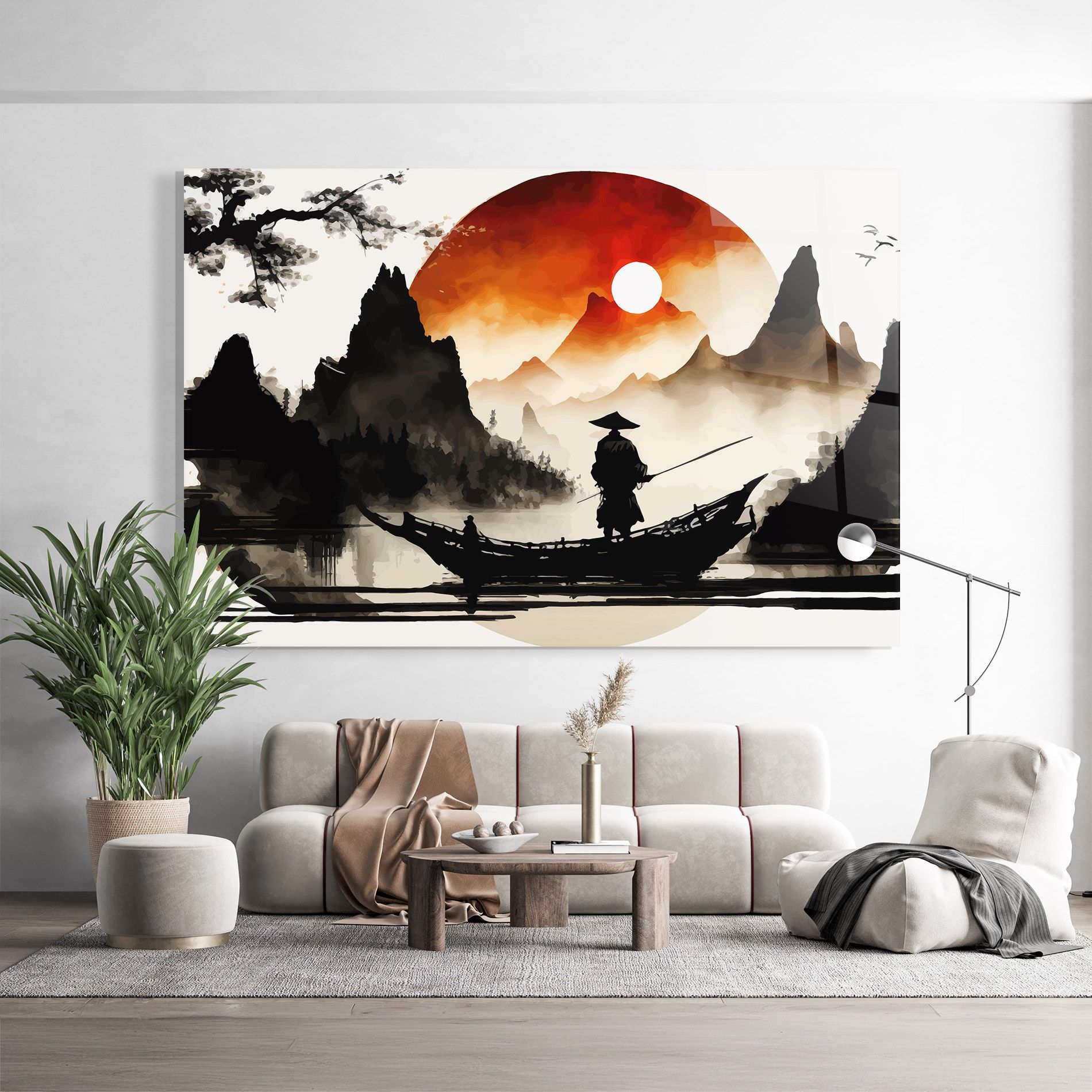 Black Asiatic Boat mockup 9