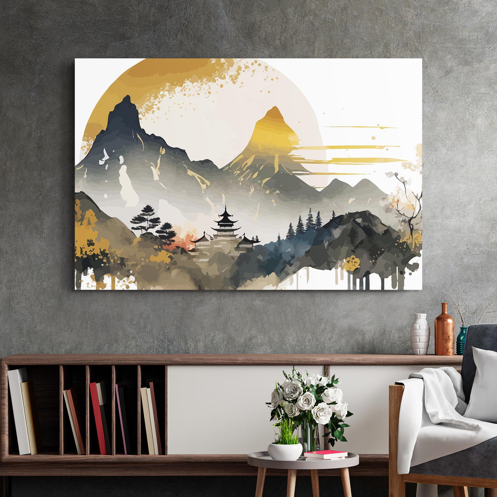 Üvegkép Asiatic Gold Cream mockup 2