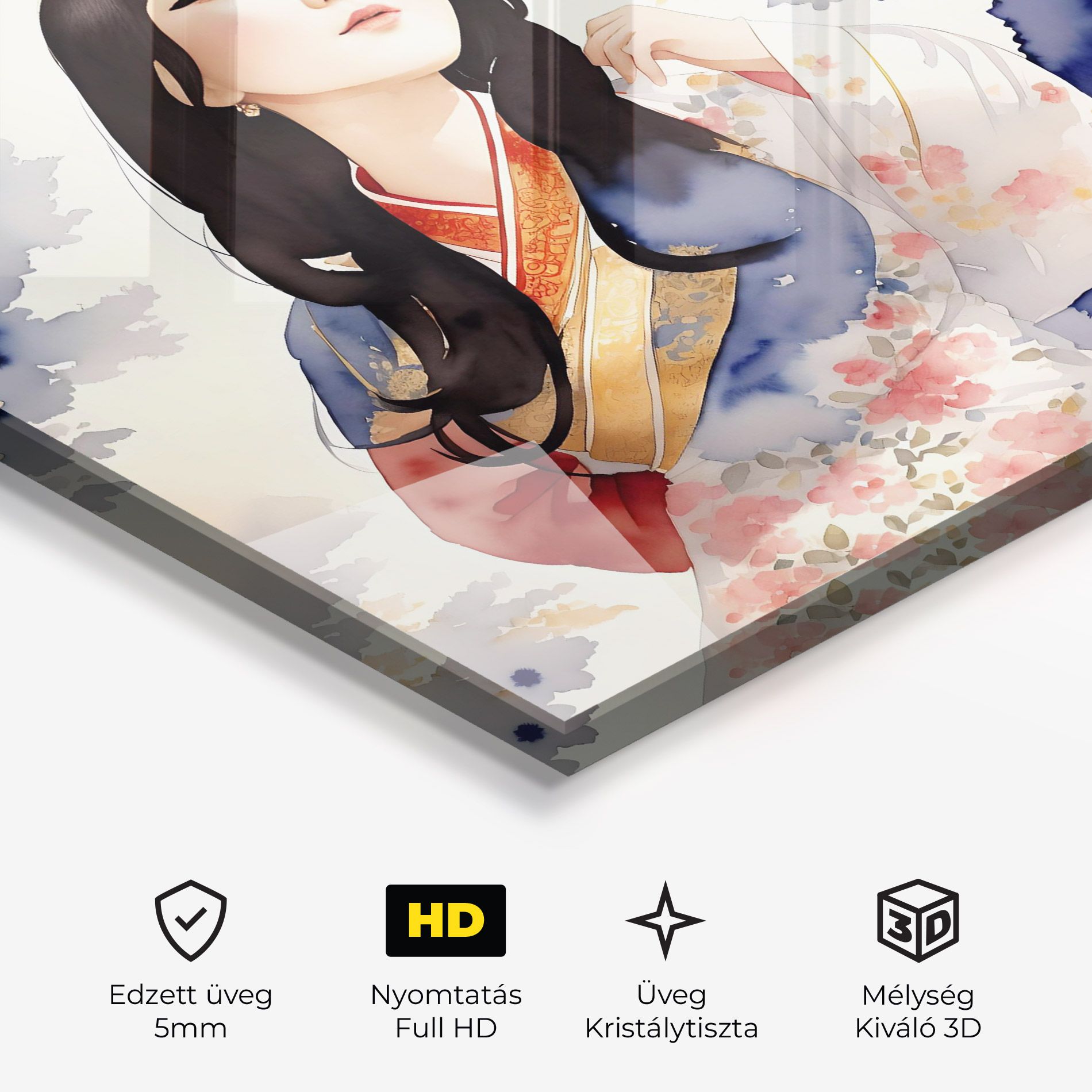 Asian Woman Dancing mockup 3