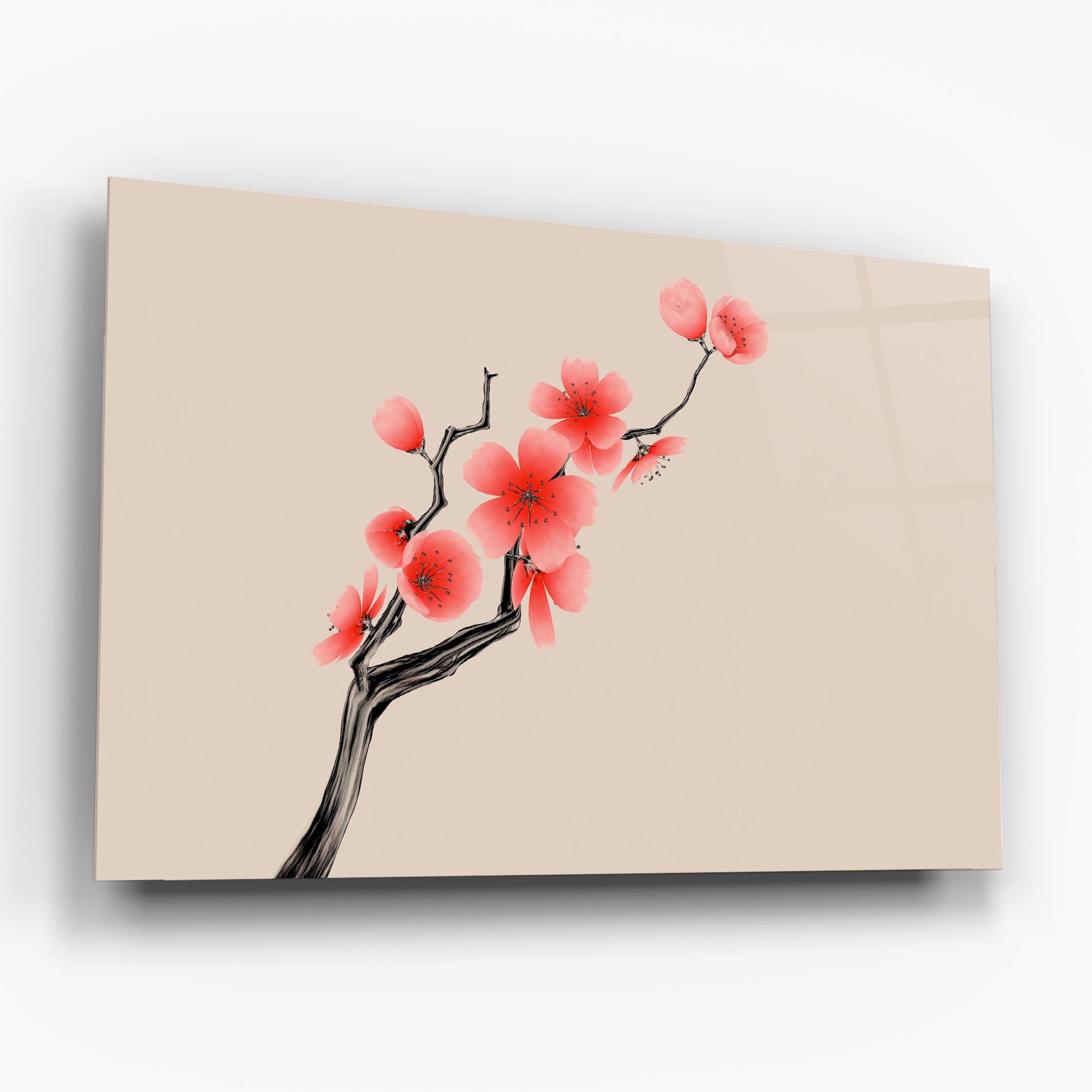 Üvegkép Chinese Plum Blossom mockup 6